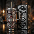 Judas Priest 40oz Tumbler with Lid and Straw