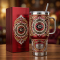 Georgia Bulldogs 40oz Tumbler with Lid and Straw