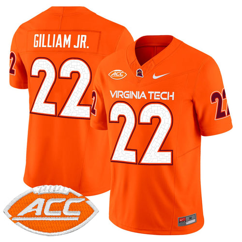 Gilliam Jr. Virginia Tech Hokies Limited Jersey - All Stitched