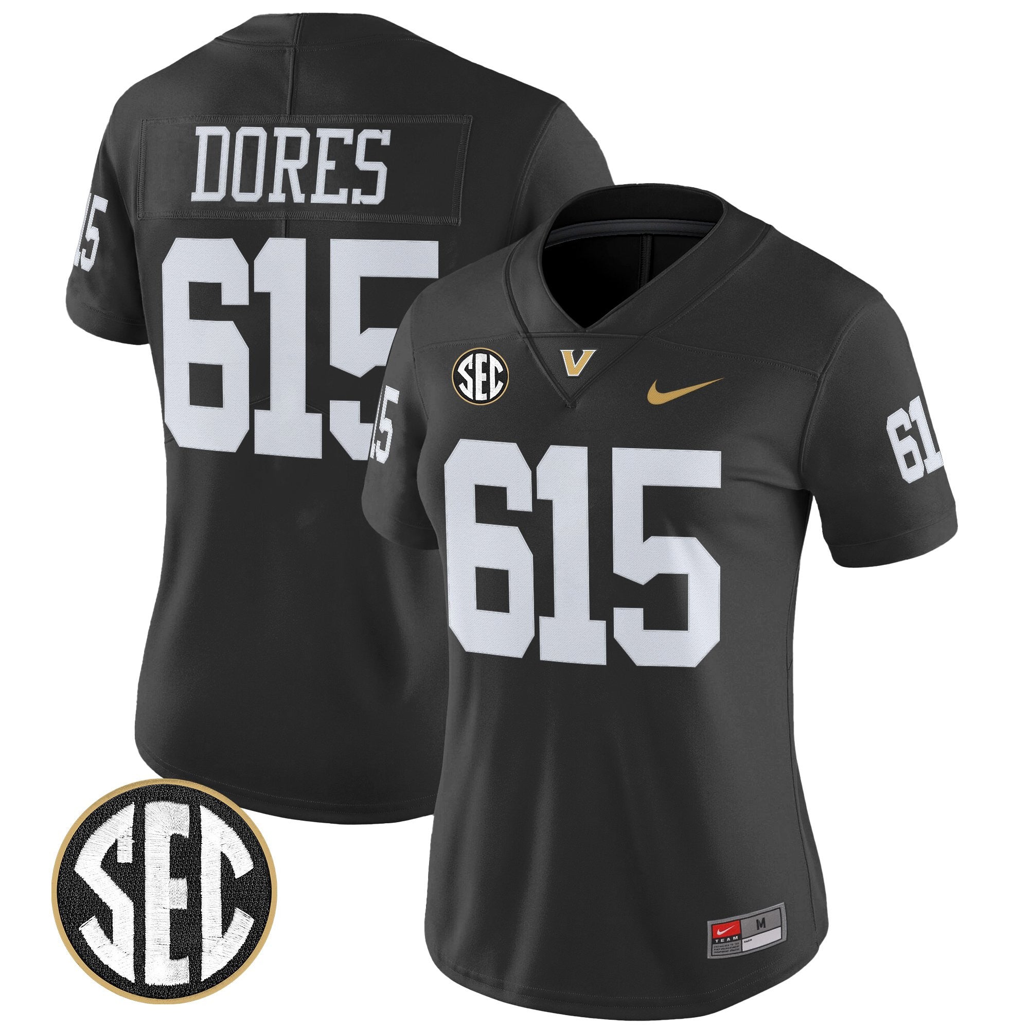 Women's Vanderbilt Commodores 2025 Vapor Limited Jersey - All Stitched