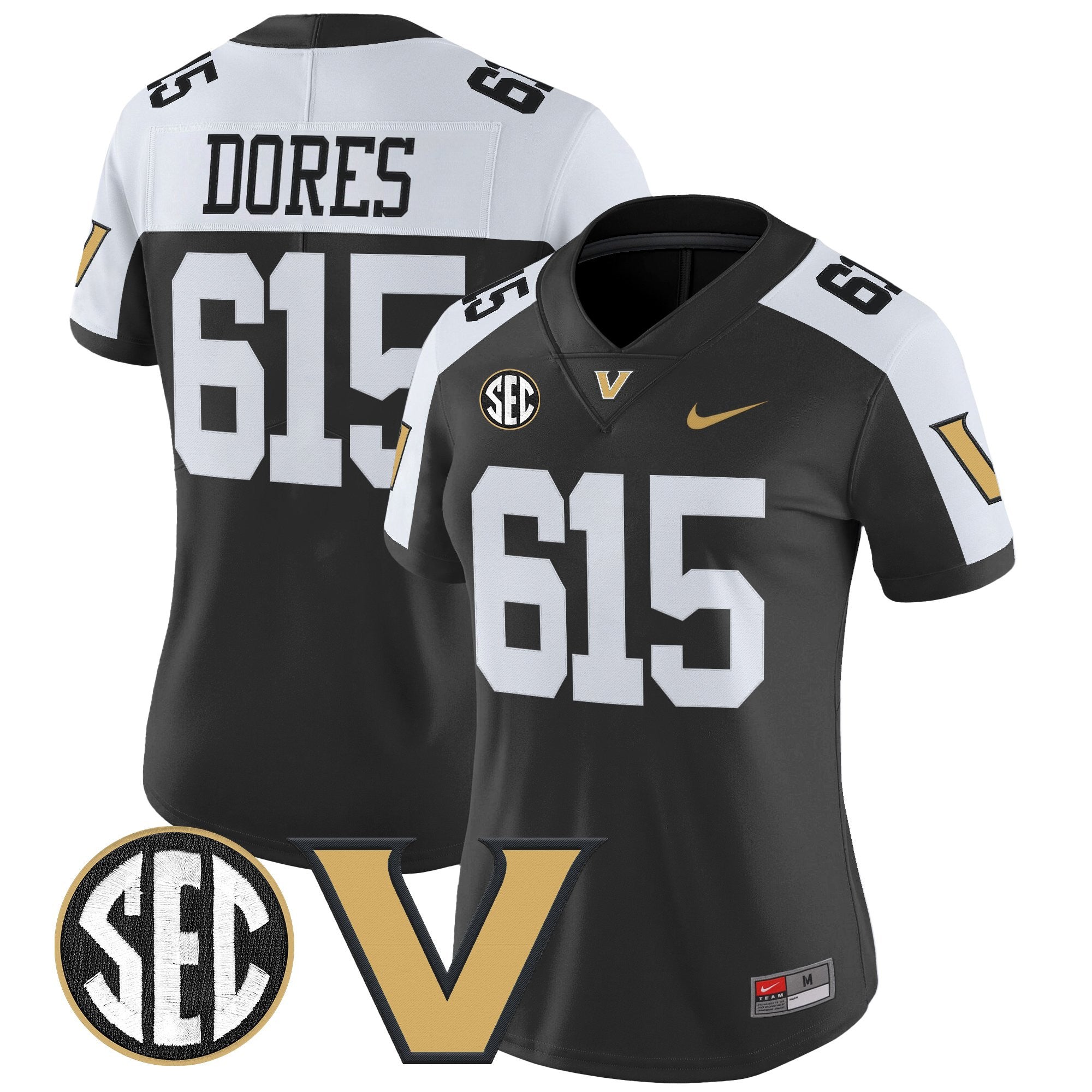Women's Vanderbilt Commodores 2025 Vapor Limited Jersey - All Stitched