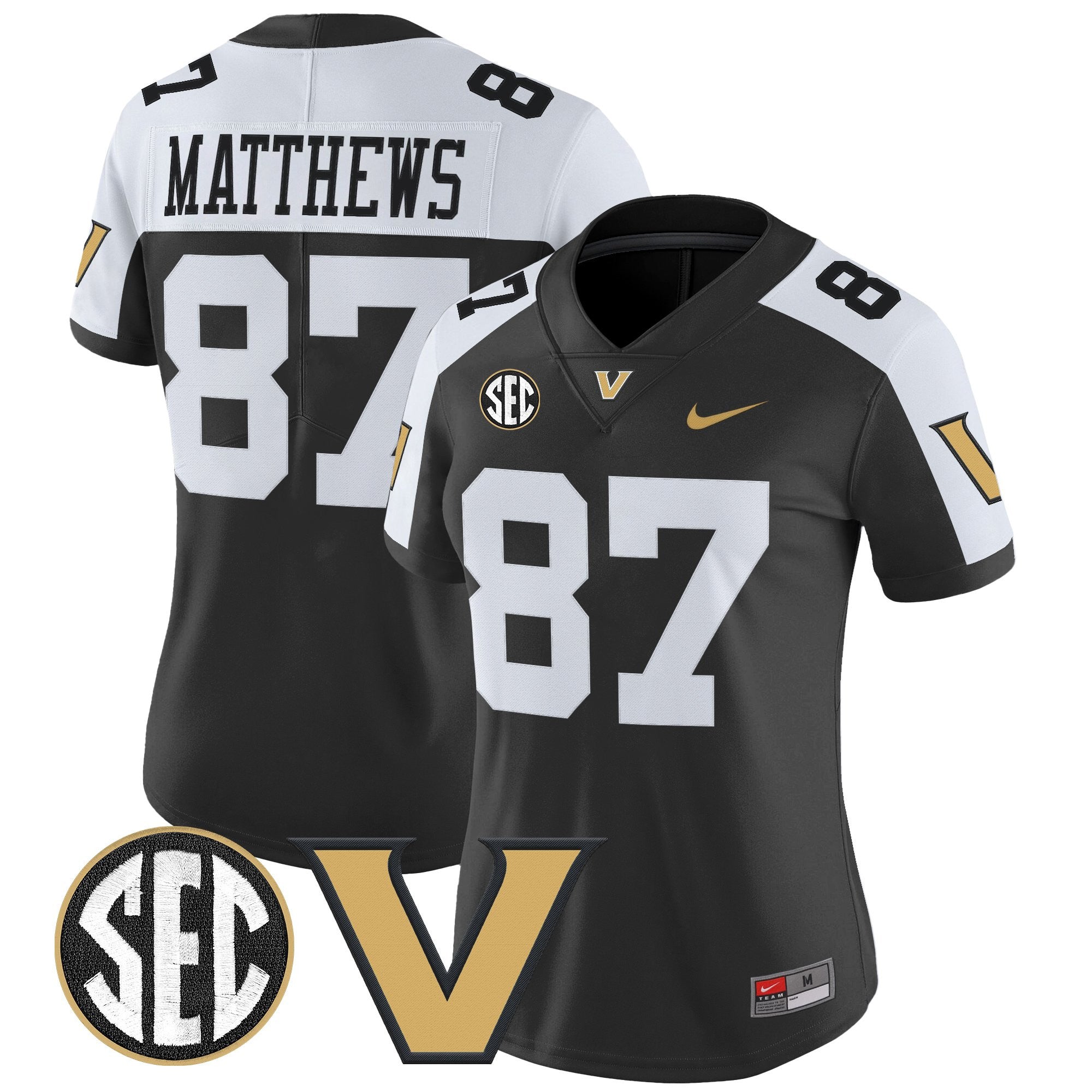 Women's Vanderbilt Commodores 2025 Vapor Limited Jersey - All Stitched