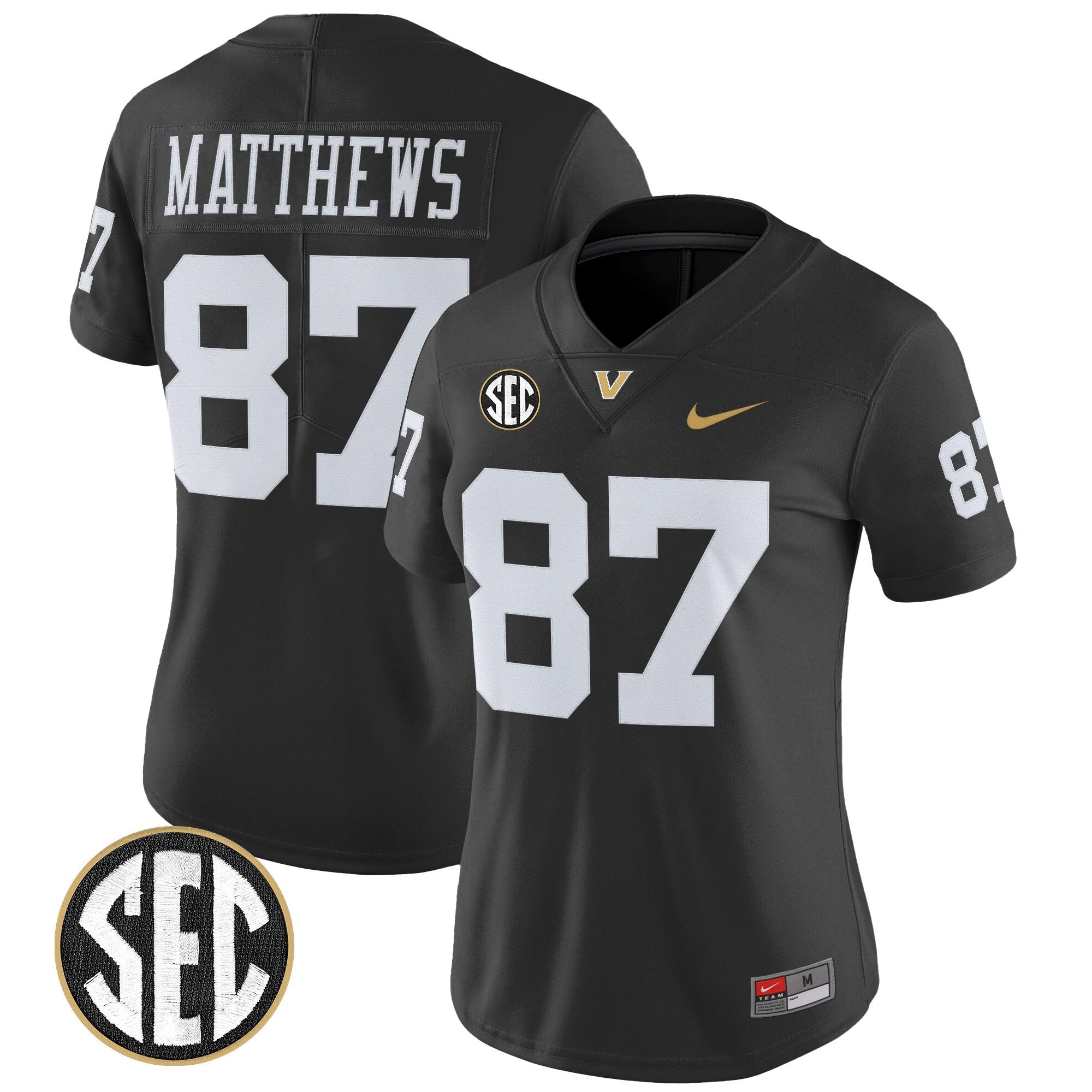 Women's Vanderbilt Commodores 2025 Vapor Limited Jersey - All Stitched