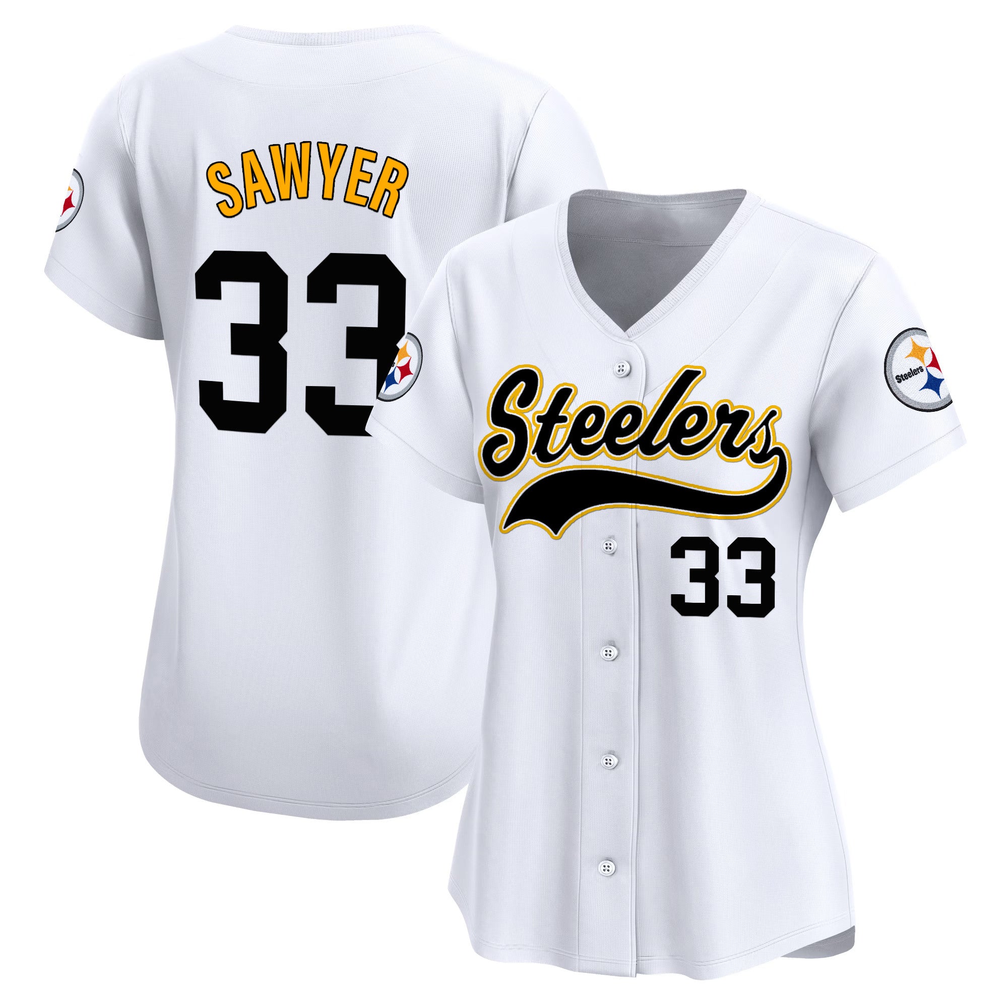 Women's Pittsburgh Steelers 2025 Vapor Baseball Jersey - All Stitched