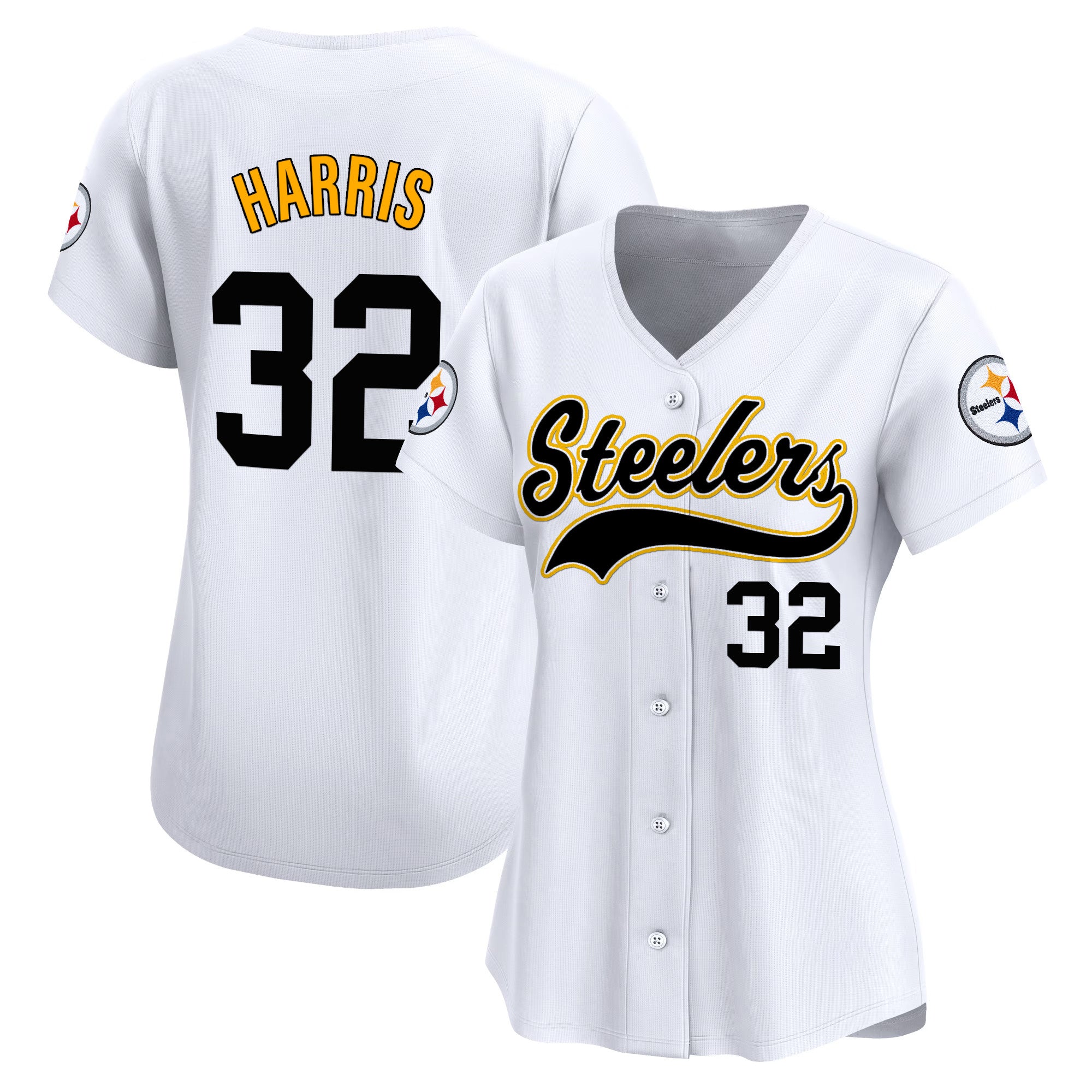 Women's Pittsburgh Steelers 2025 Vapor Baseball Jersey - All Stitched