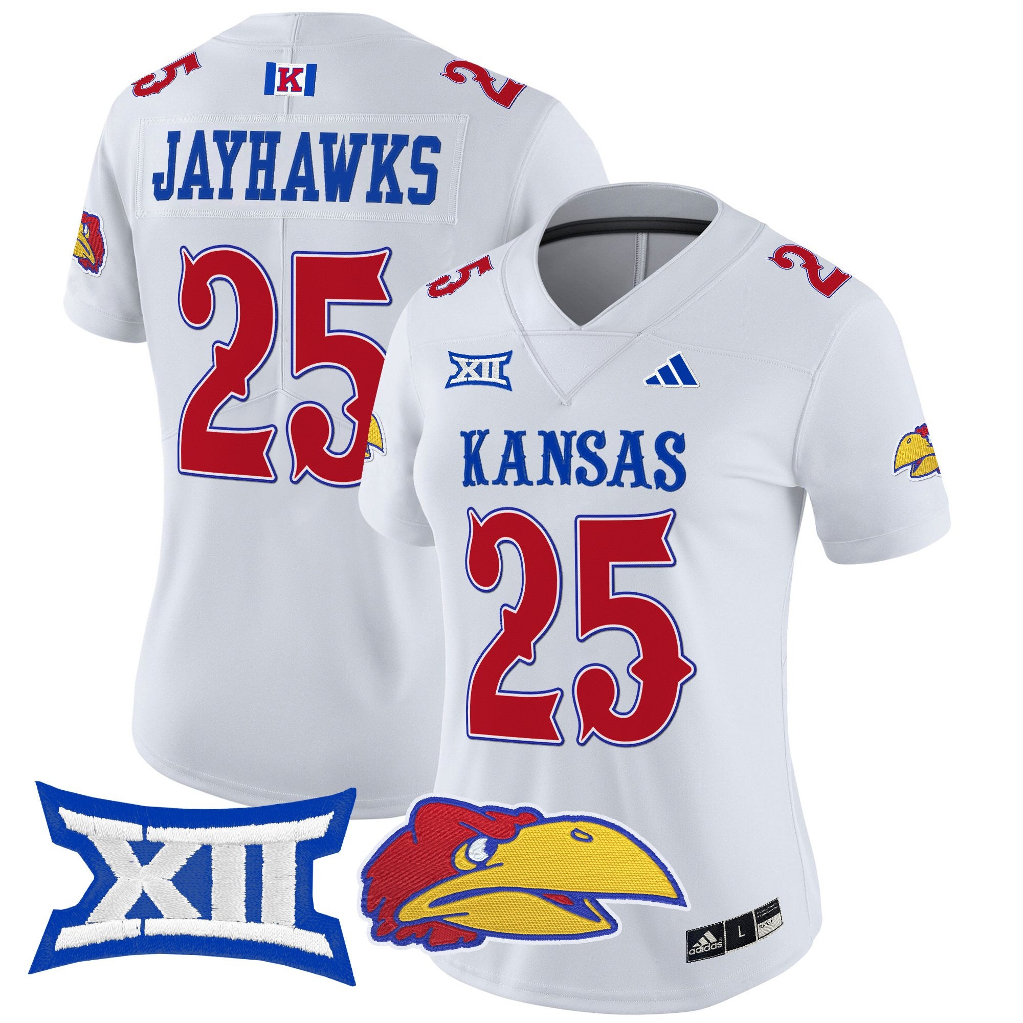 Women's Kansas Jayhawks 2025 Vapor Limited Jersey - All Stitched