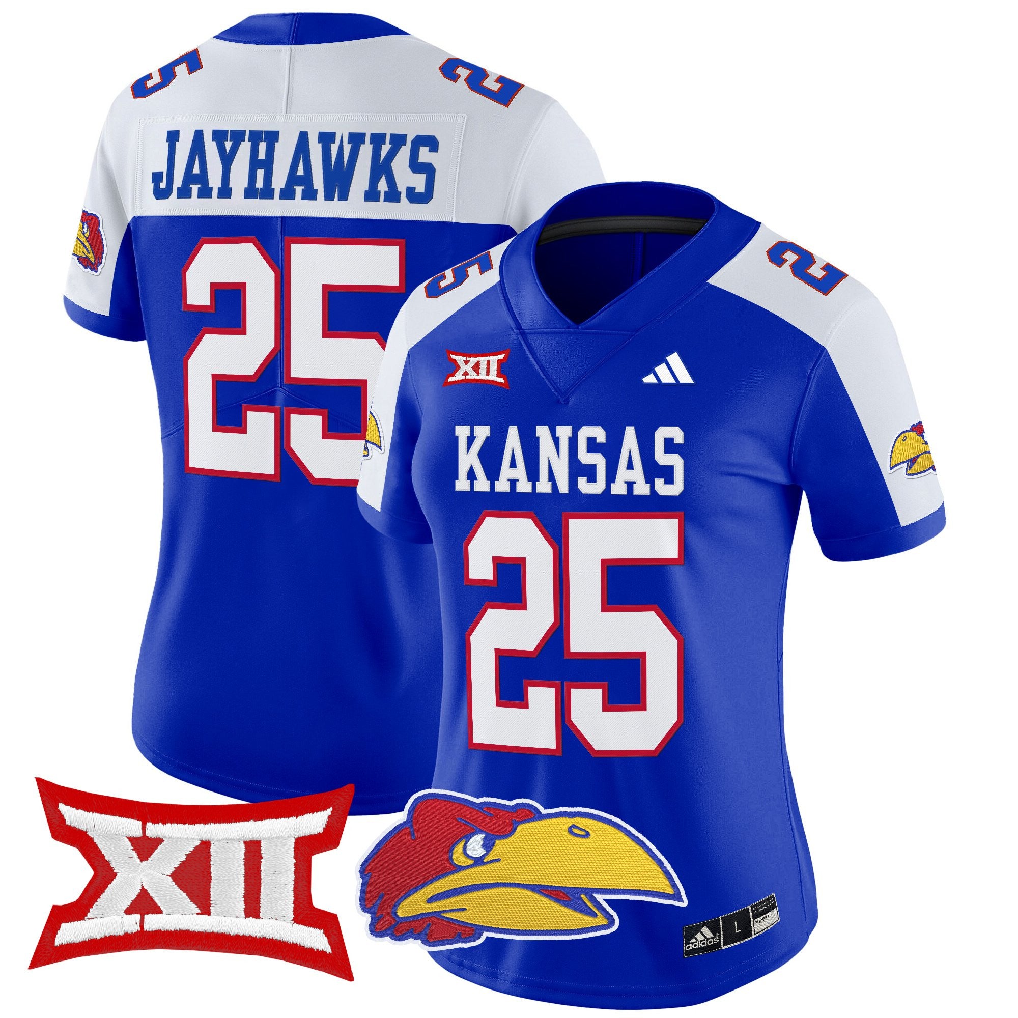 Women's Kansas Jayhawks 2025 Vapor Limited Jersey - All Stitched