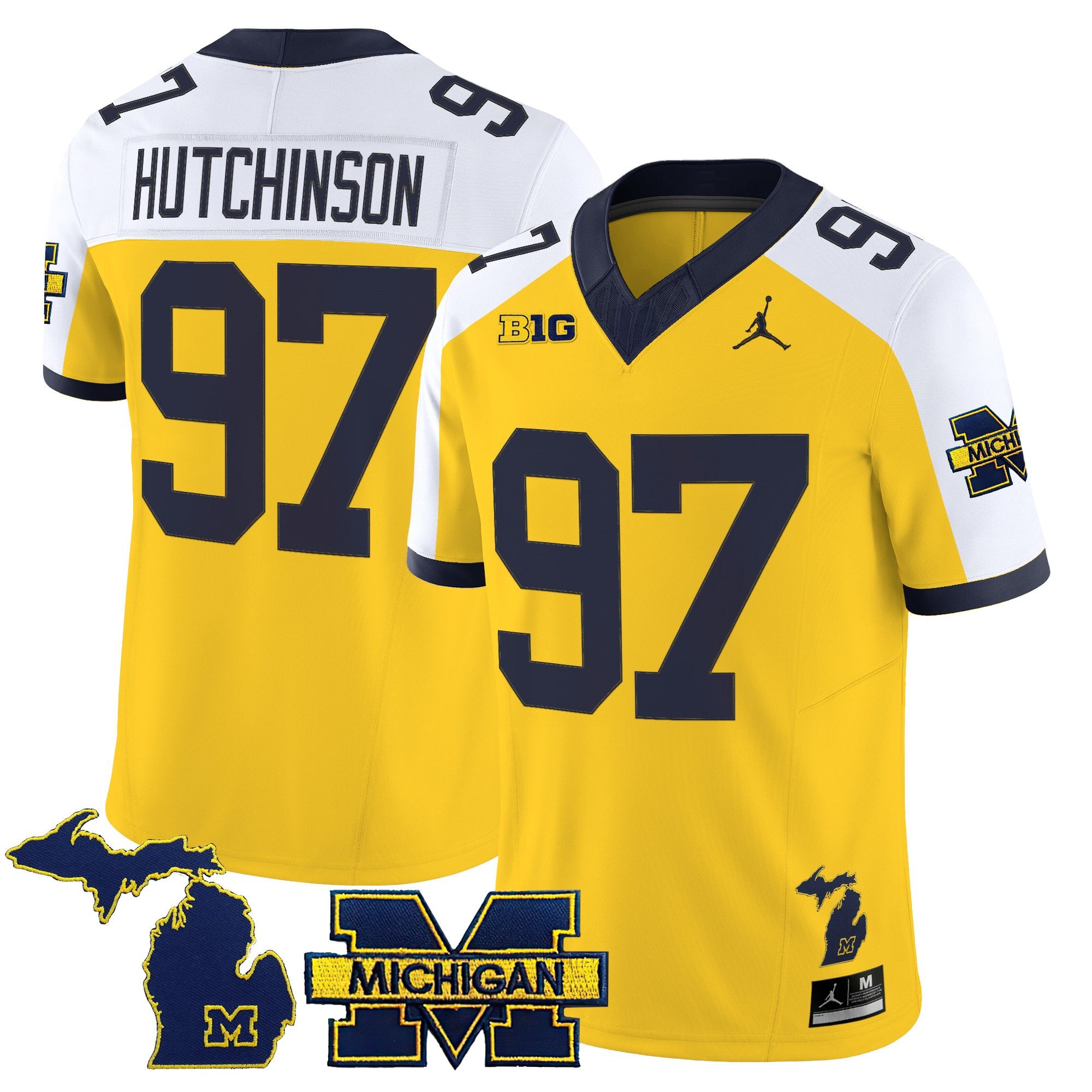 Men's Michigan Wolverines 2025 Vapor Limited Jersey V2 - All Stitched