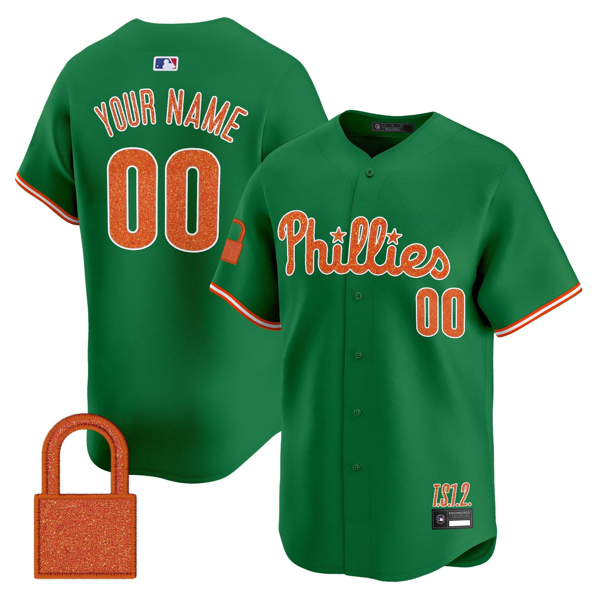 Philadelphia Phillies 'Taylor Swift - TS12 - The Life of a Showgirl' Vapor Premier Limited Custom Jersey - All Stitched