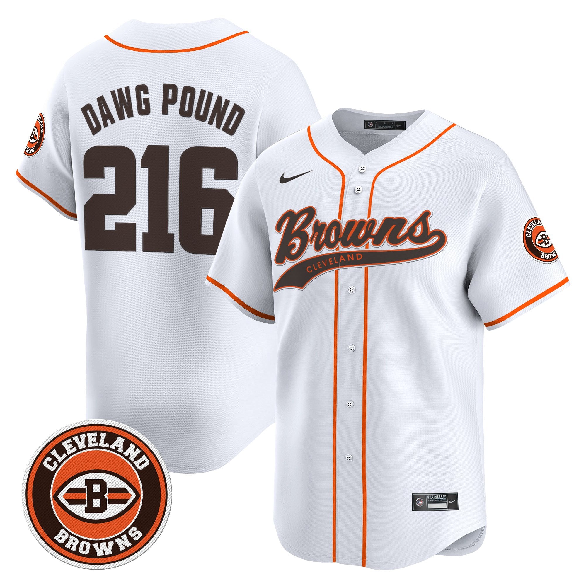 Men's Cleveland Browns 2025 Vapor Premier Limited Jersey - All Stitched