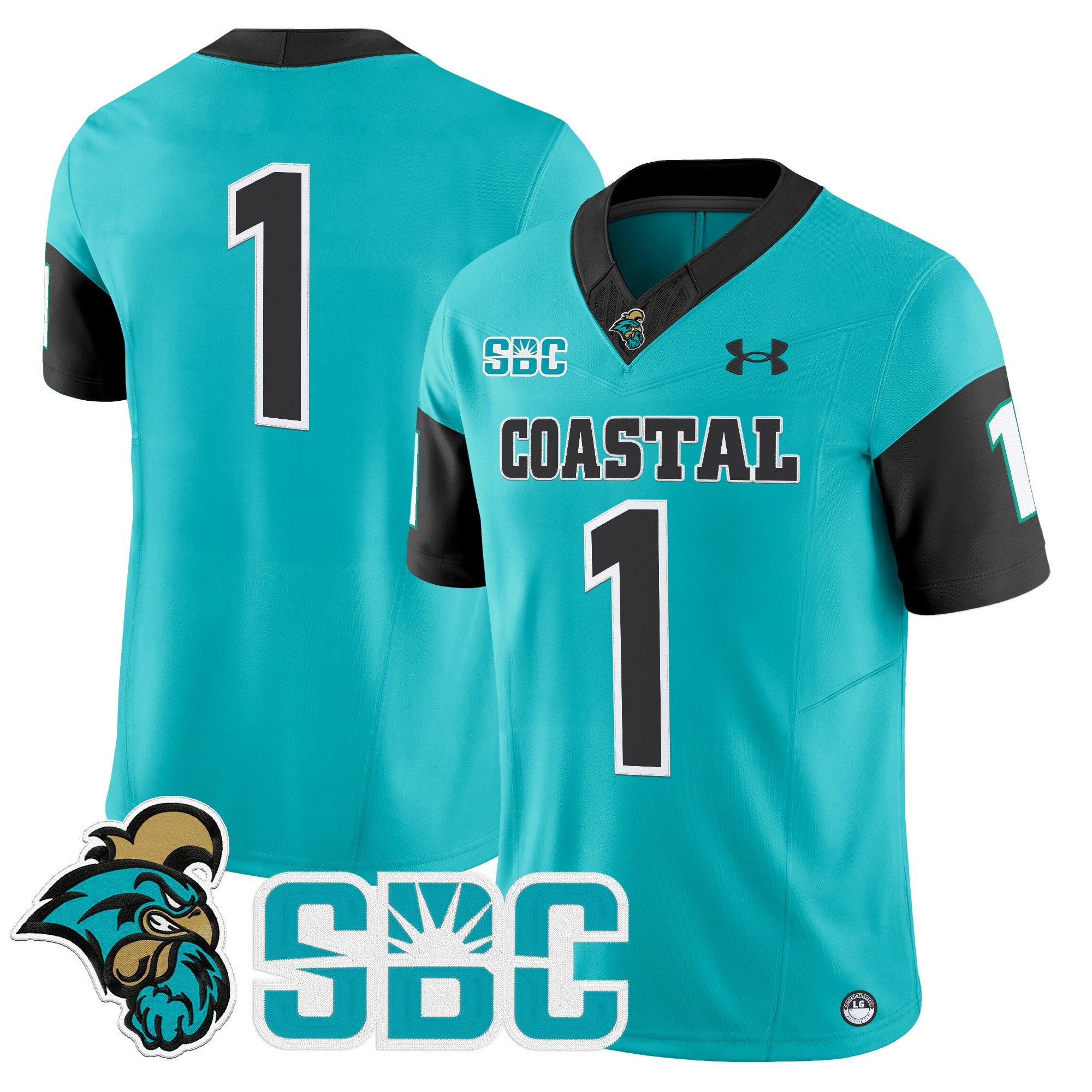 Men's Coastal Carolina Chanticleers 2025 Vapor Limited Jersey - All Stitched