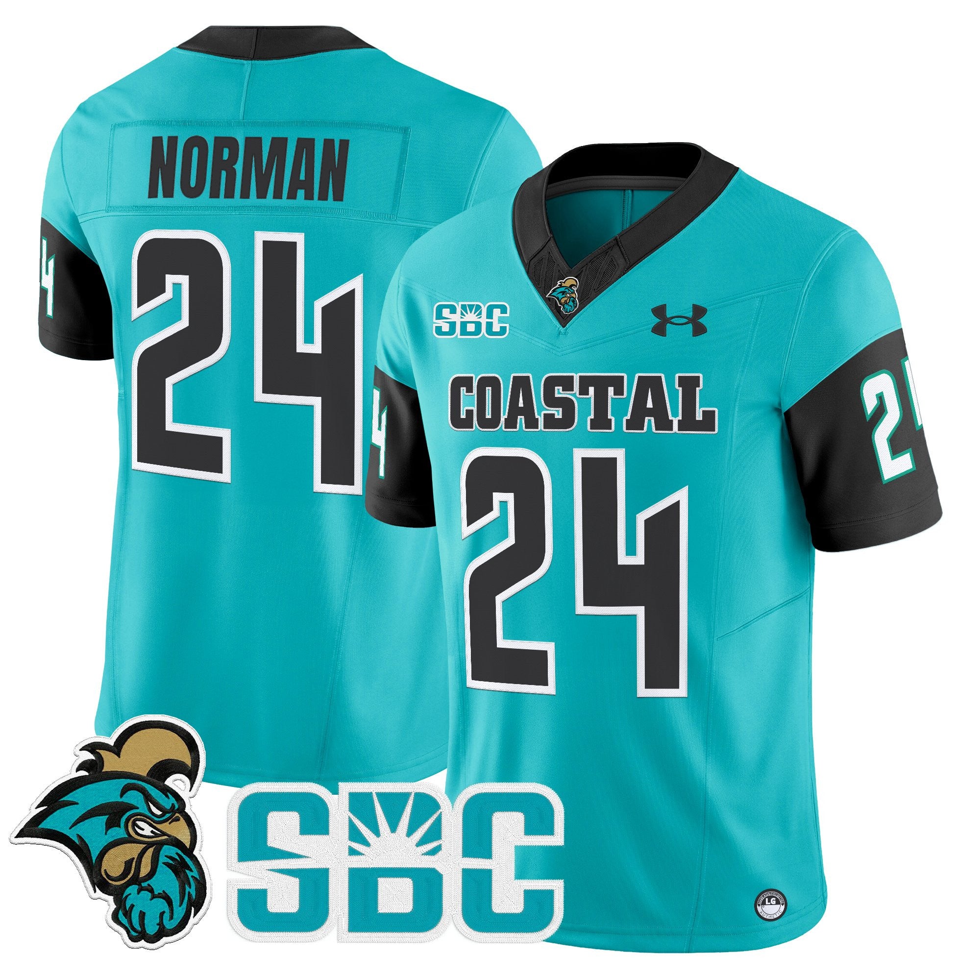 Men's Coastal Carolina Chanticleers 2025 Vapor Limited Jersey - All Stitched