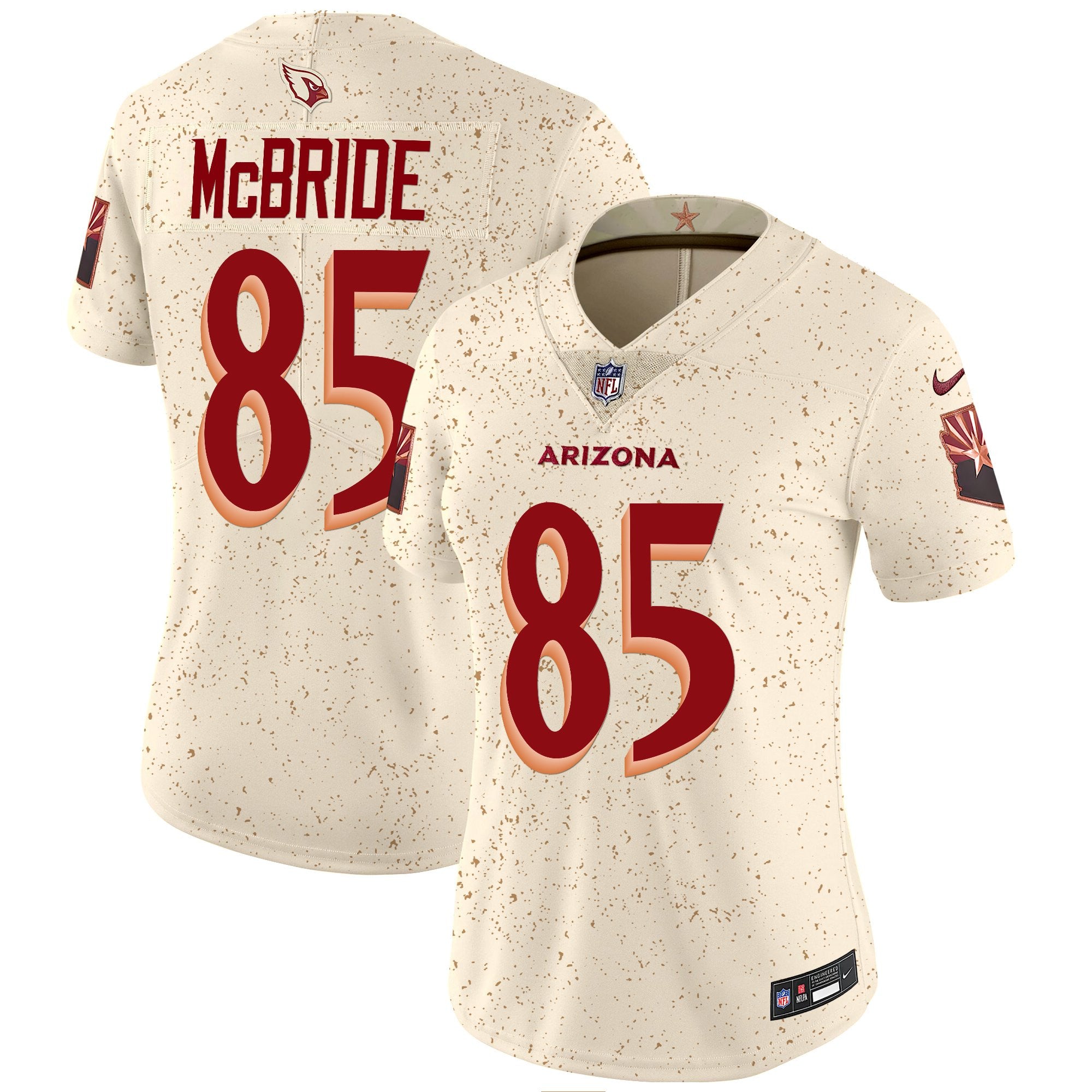 Women's Arizona Cardinals 2025 "Rivalries" Vapor Limited Jersey - All Stitched