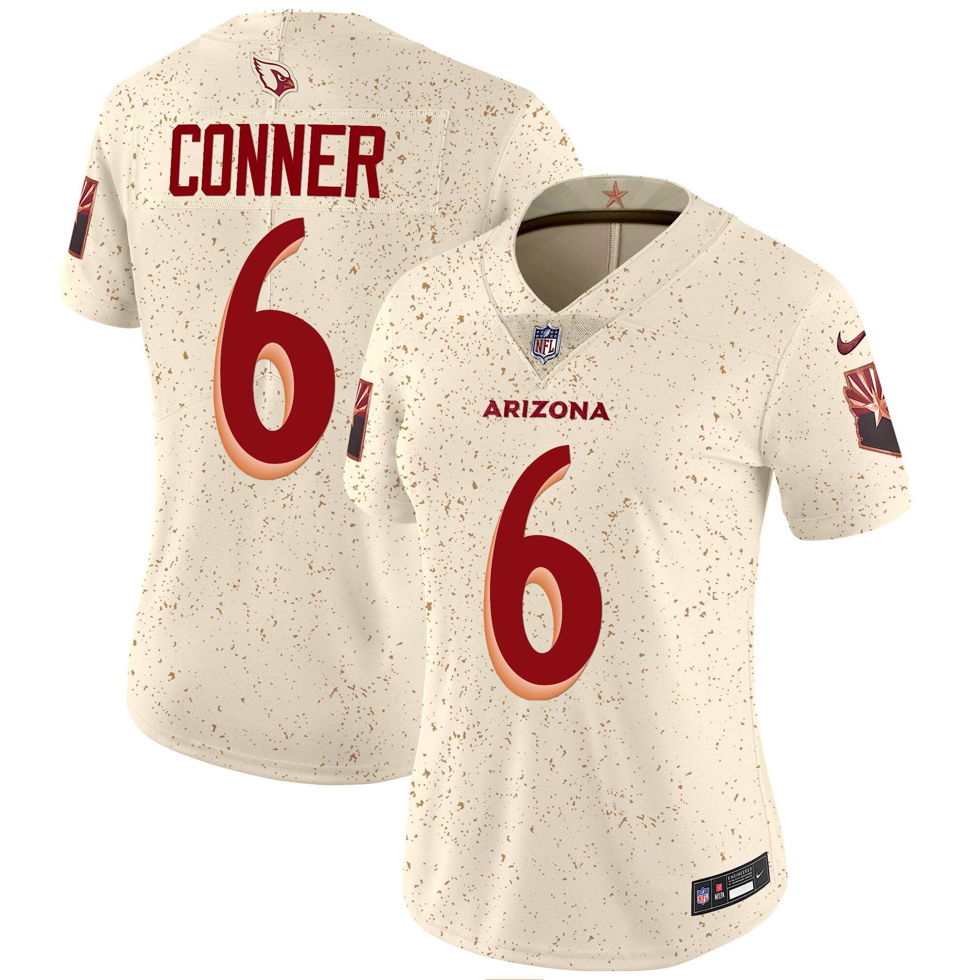 Women's Arizona Cardinals 2025 "Rivalries" Vapor Limited Jersey - All Stitched