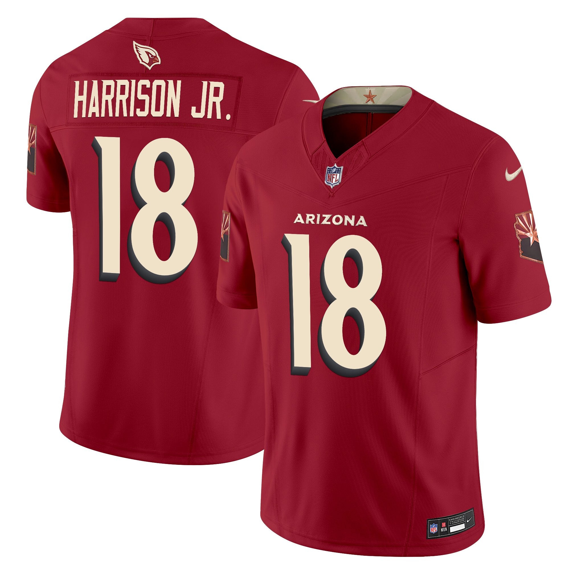 Men's Arizona Cardinals 2025 "Rivalries" Vapor Limited Jersey - All Stitched