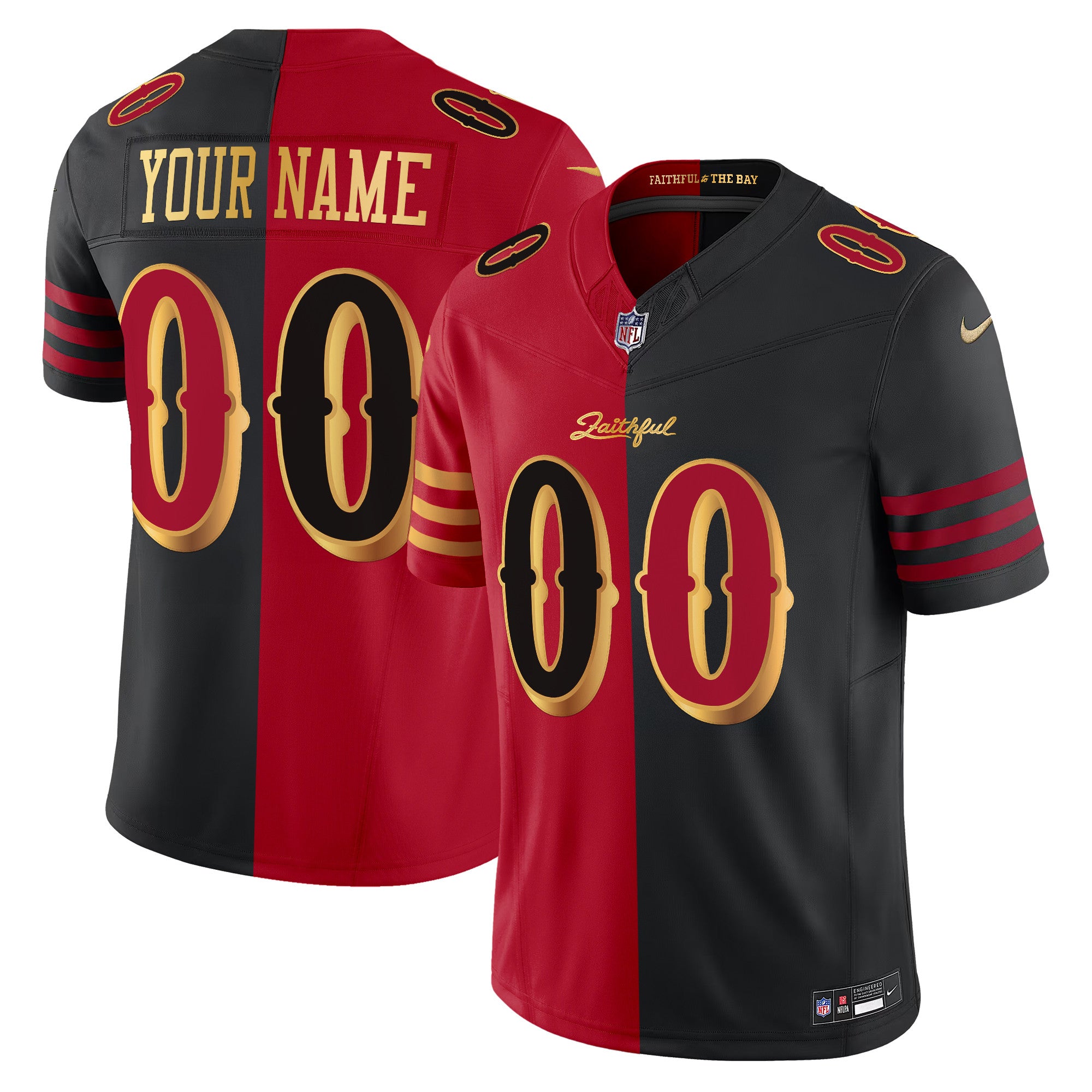 San Francisco 49ers 2025 “Rivalries” Vapor Limited Custom Jersey - All Stitched