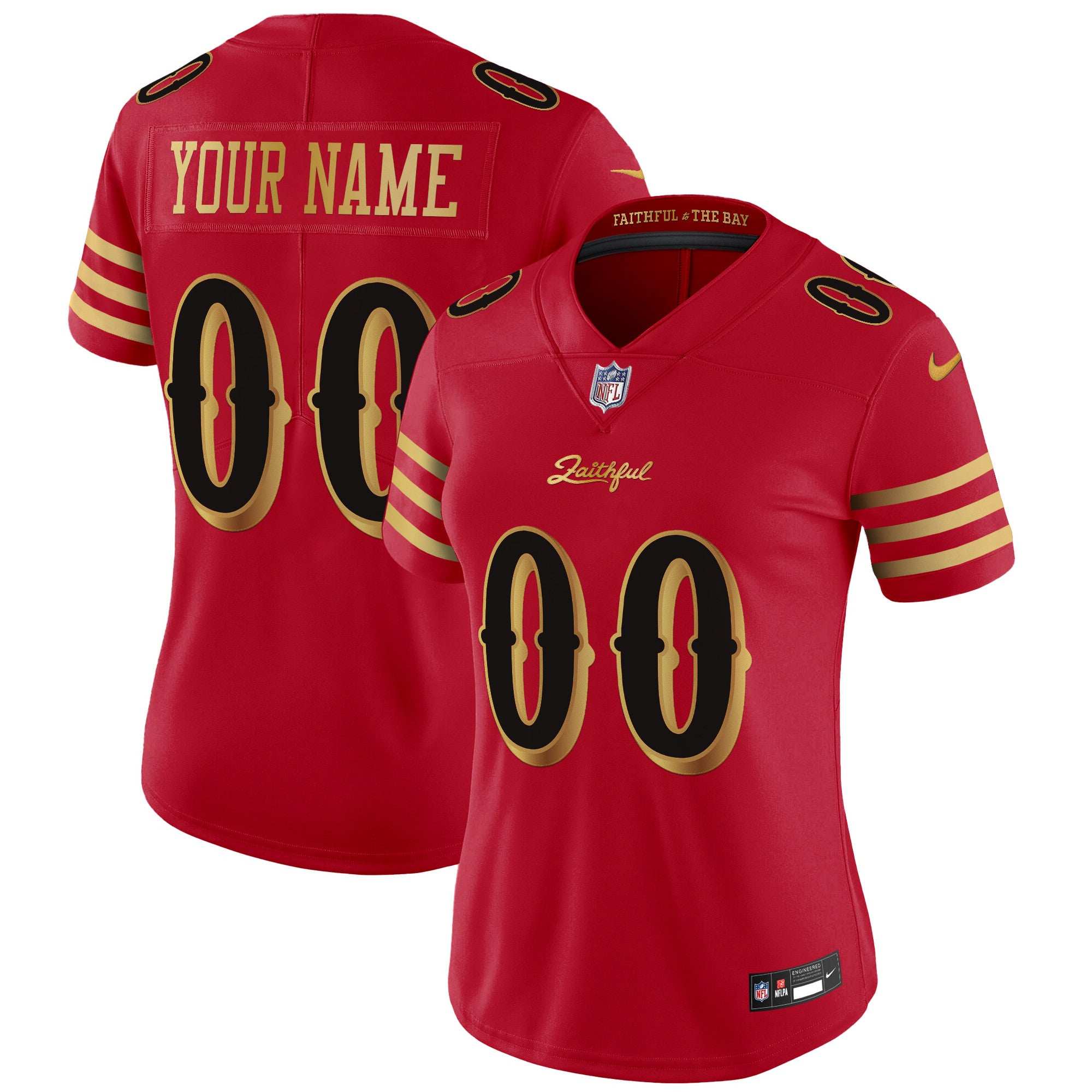 San Francisco 49ers 2025 “Rivalries” Vapor Limited Custom Jersey - All Stitched