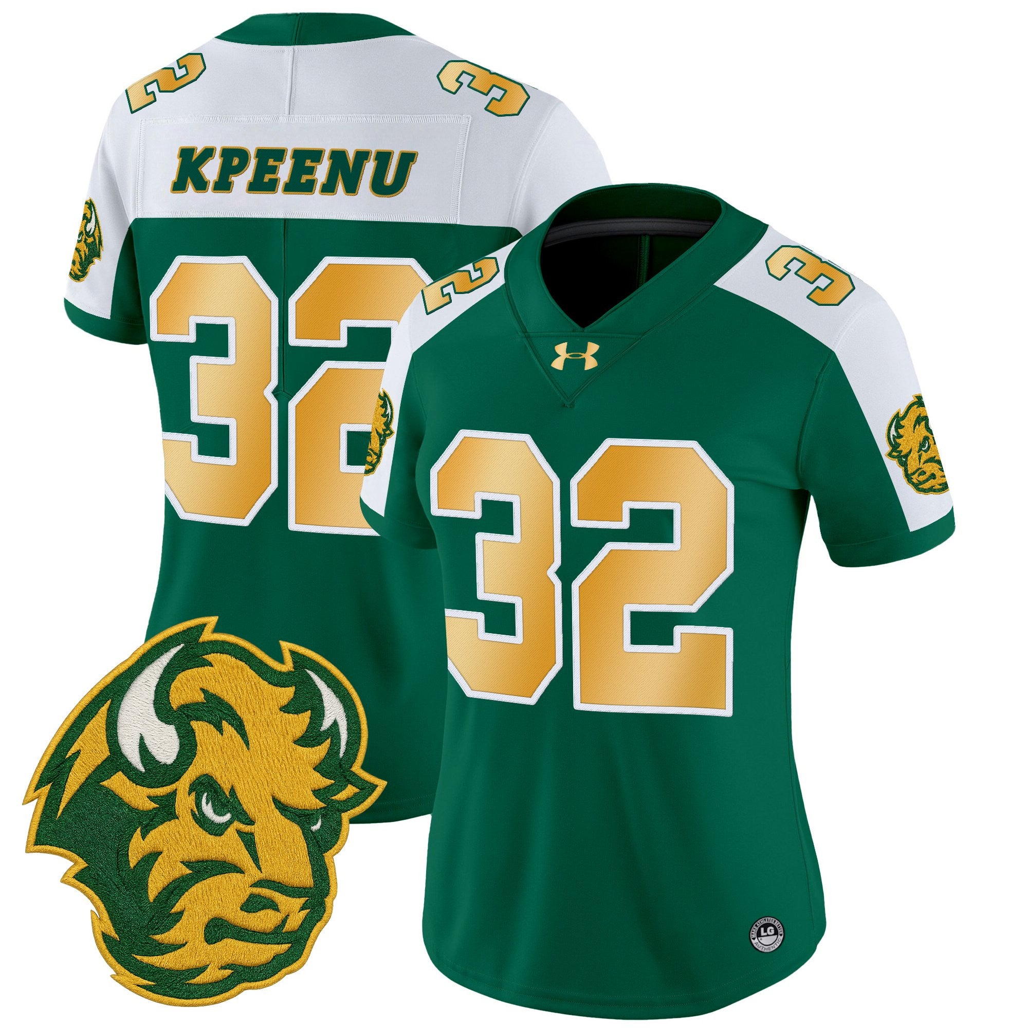 Women's North Dakota State Bison Vapor Limited Jersey - All Stitched