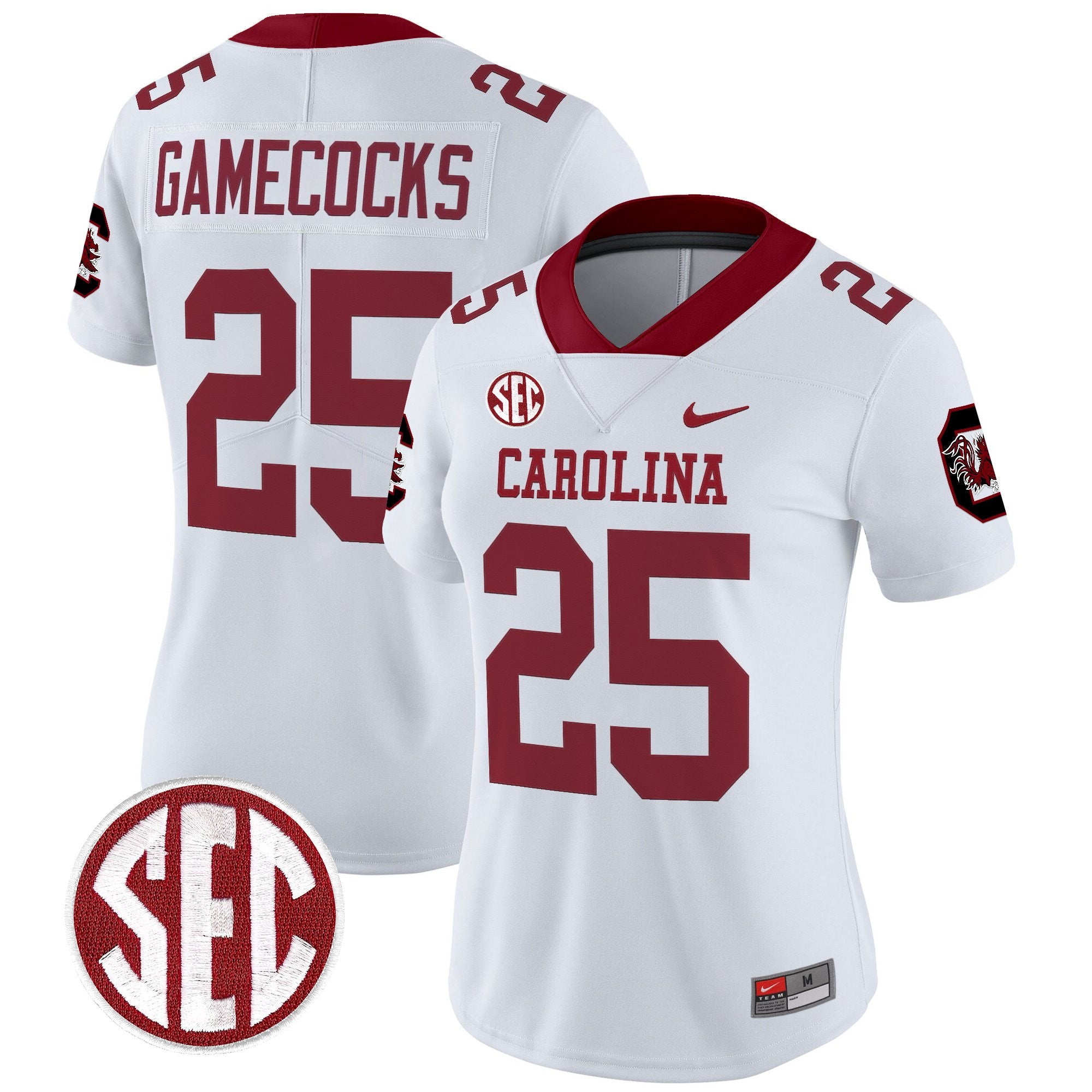 Women's South Carolina Gamecocks 1980 Throwback Vapor Limited Jersey – Rebrand 2026 – All Stitched