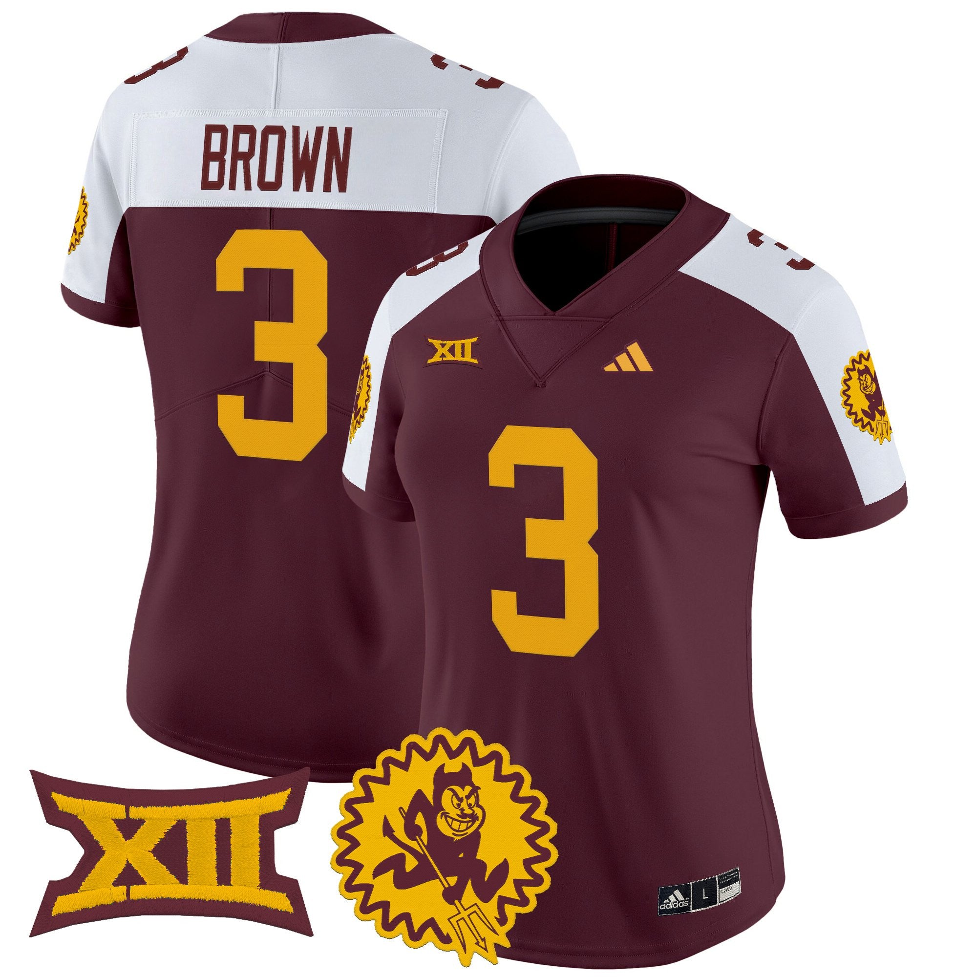 Women's Arizona State Sun Devils 1975 Throwback Vapor Limited Jersey - All Stitched