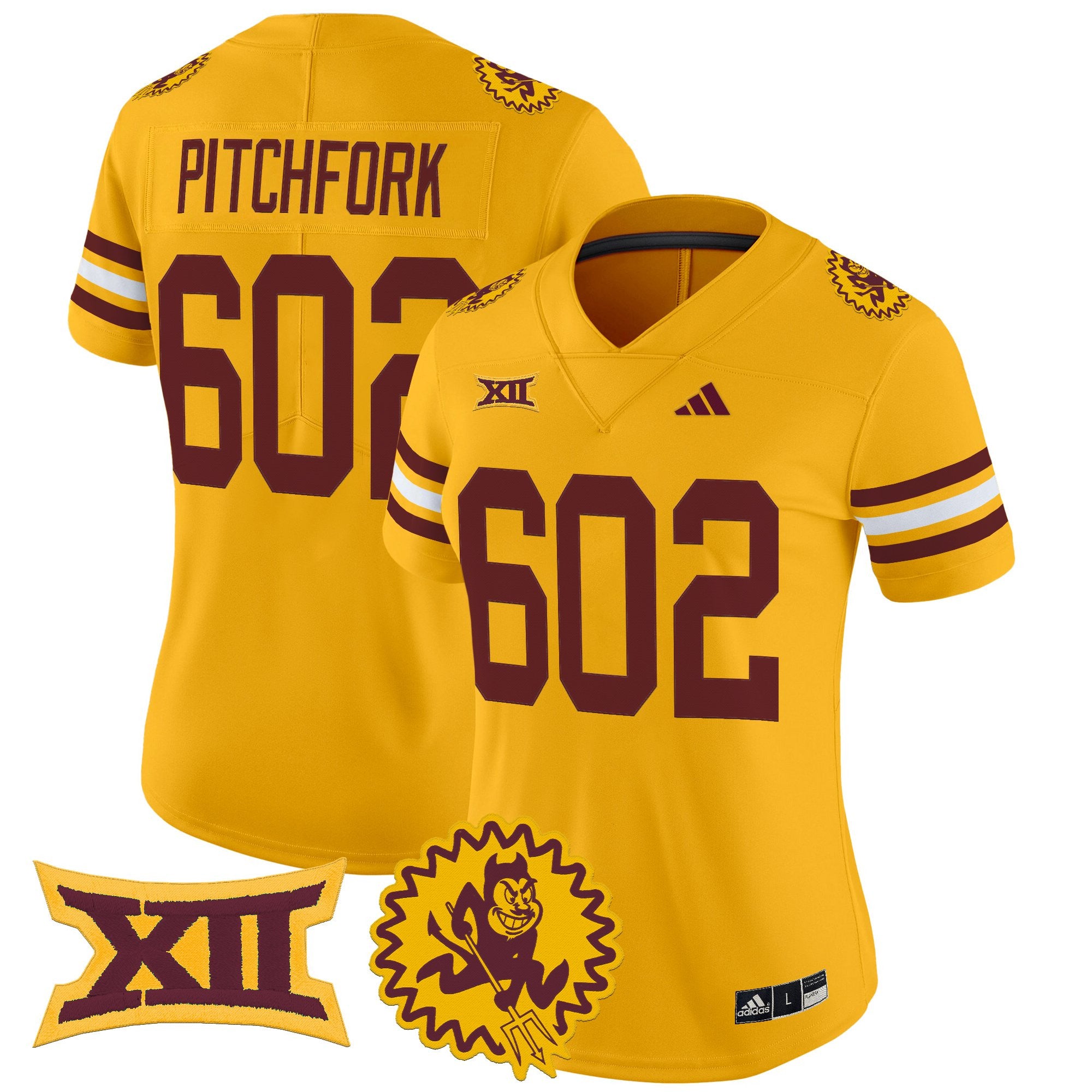 Women's Arizona State Sun Devils 1975 Throwback Vapor Limited Jersey - All Stitched
