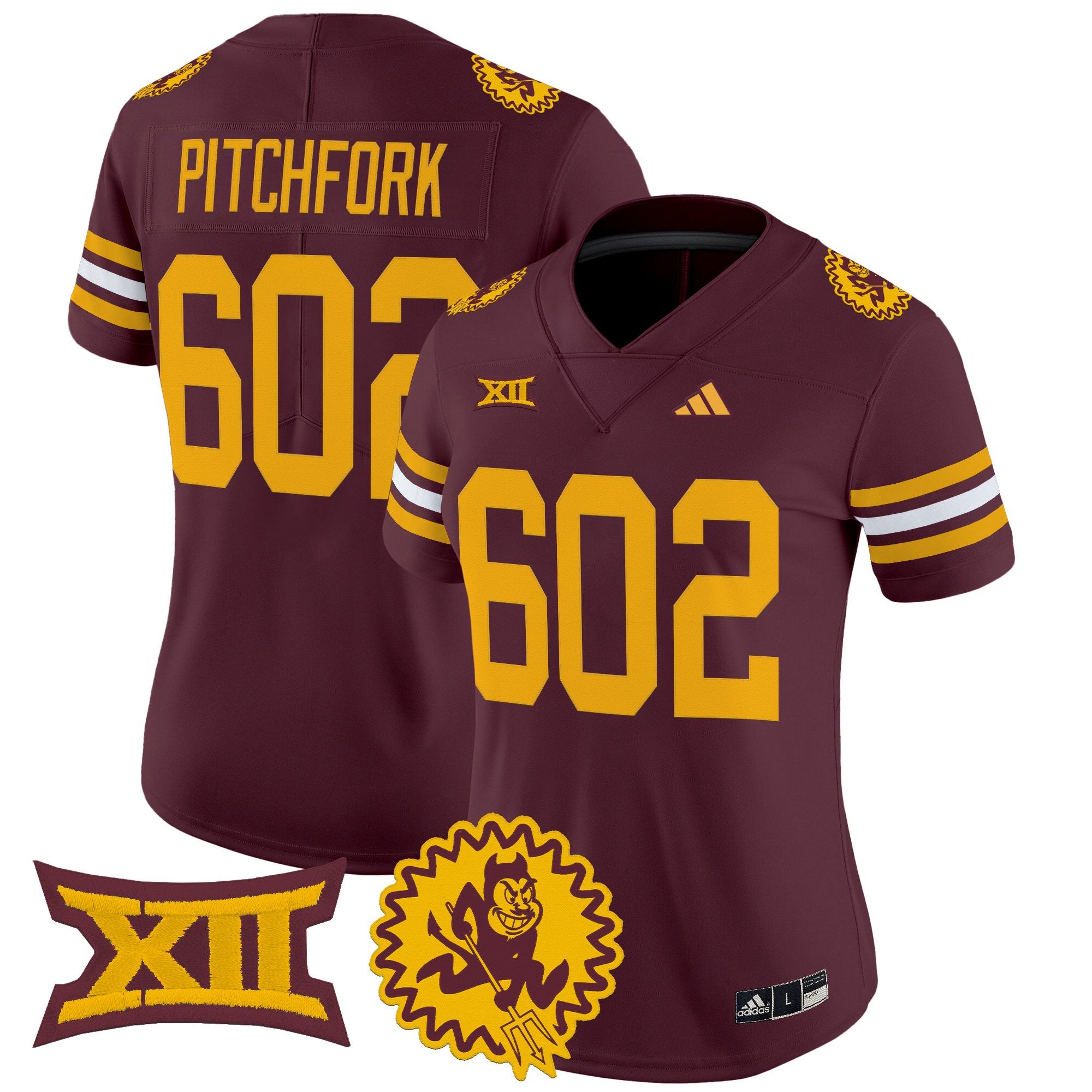 Women's Arizona State Sun Devils 1975 Throwback Vapor Limited Jersey - All Stitched
