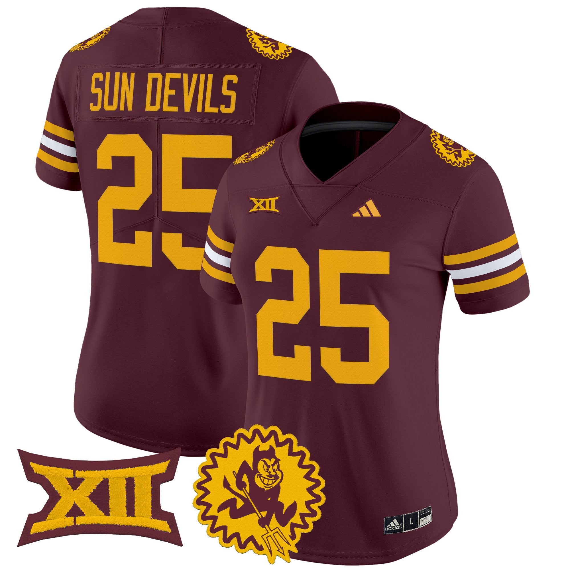 Women's Arizona State Sun Devils 1975 Throwback Vapor Limited Jersey - All Stitched