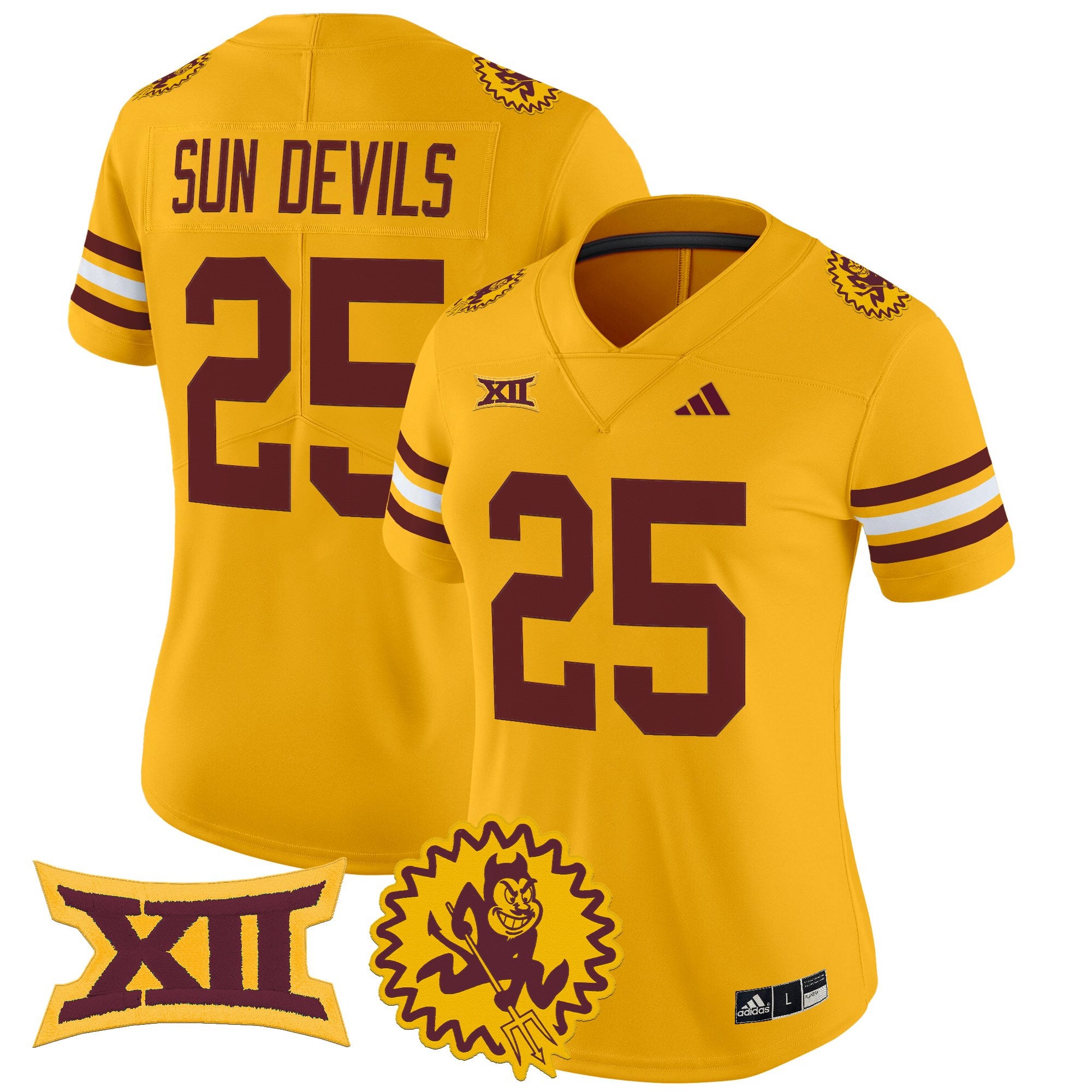 Women's Arizona State Sun Devils 1975 Throwback Vapor Limited Jersey - All Stitched