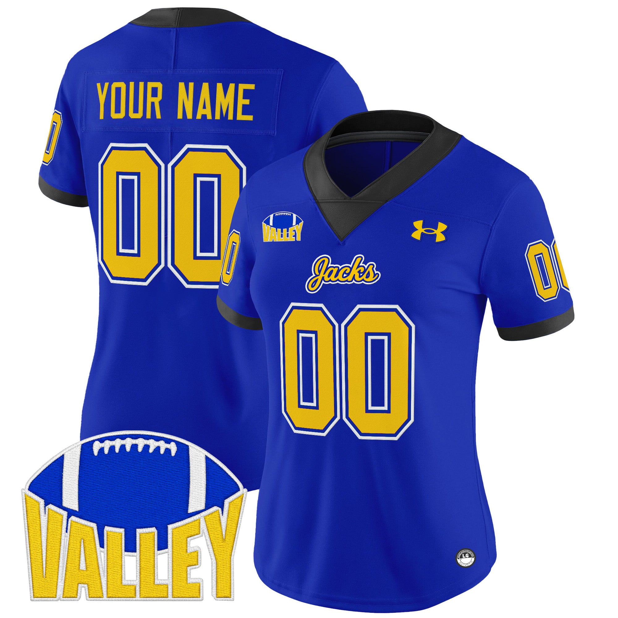 South Dakota State Jackrabbits 2025 Vapor Limited Custom Jersey - All Stitched
