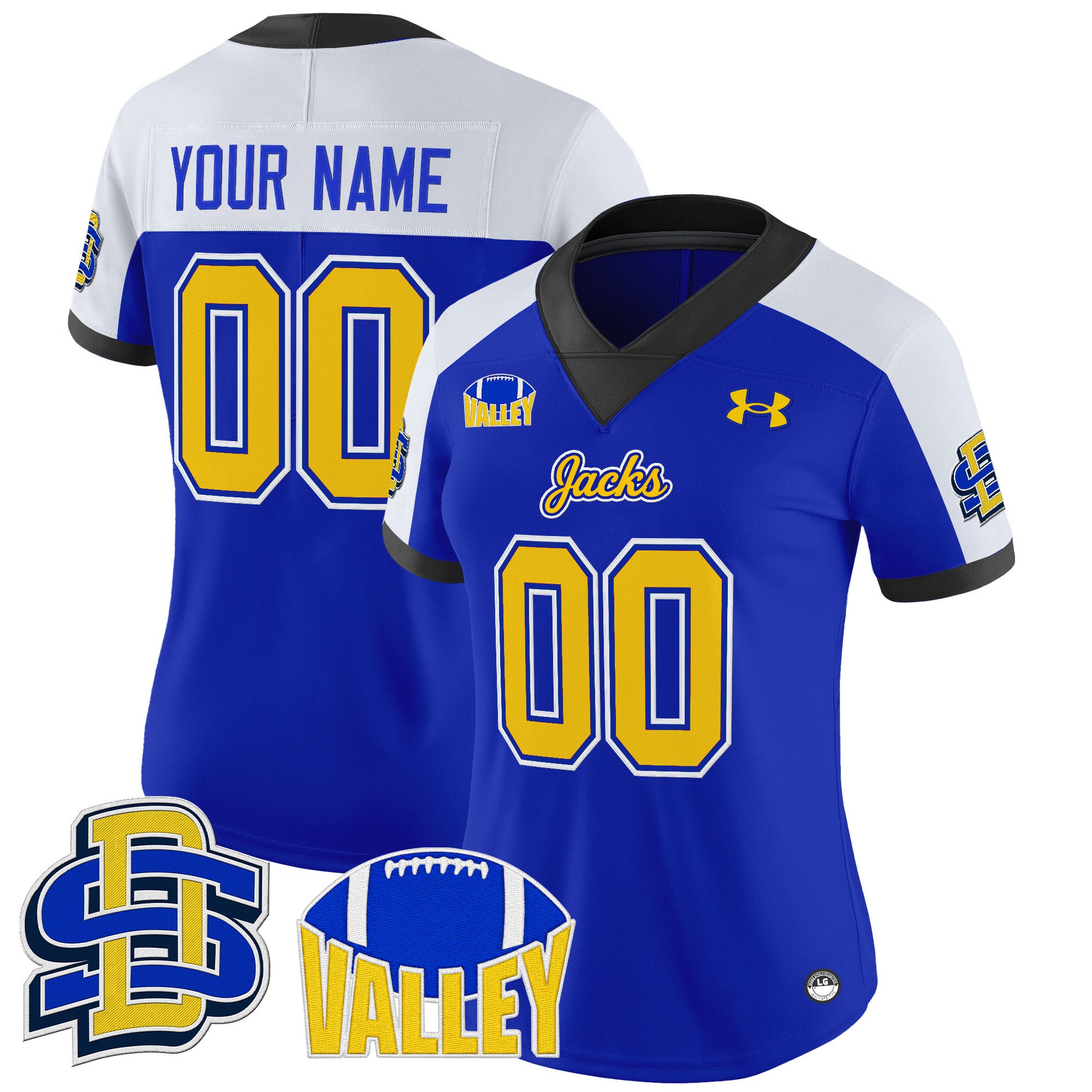 South Dakota State Jackrabbits 2025 Vapor Limited Custom Jersey - All Stitched