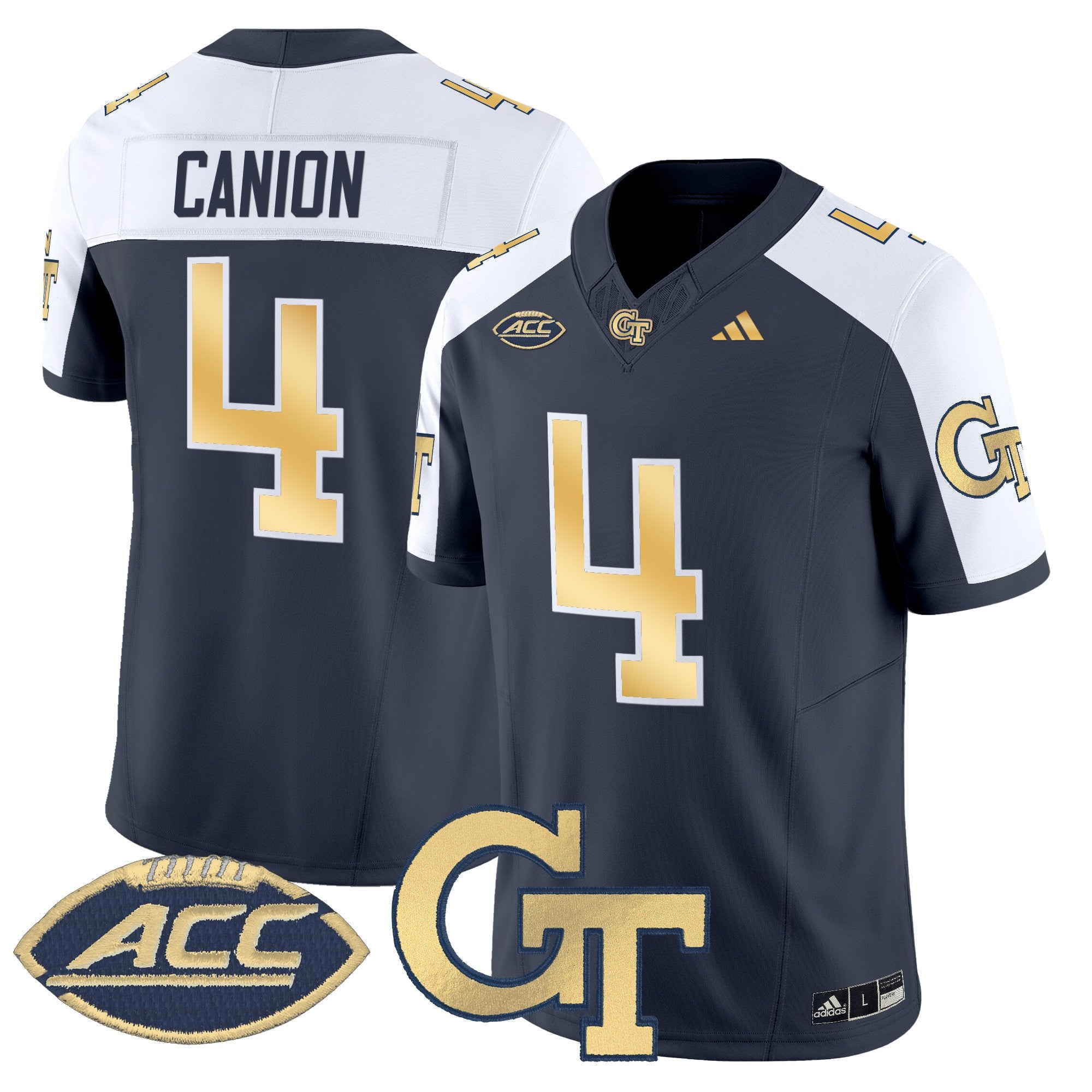 Youth's Georgia Tech Yellow Jackets 2025 Vapor Limited Jersey - All stitched