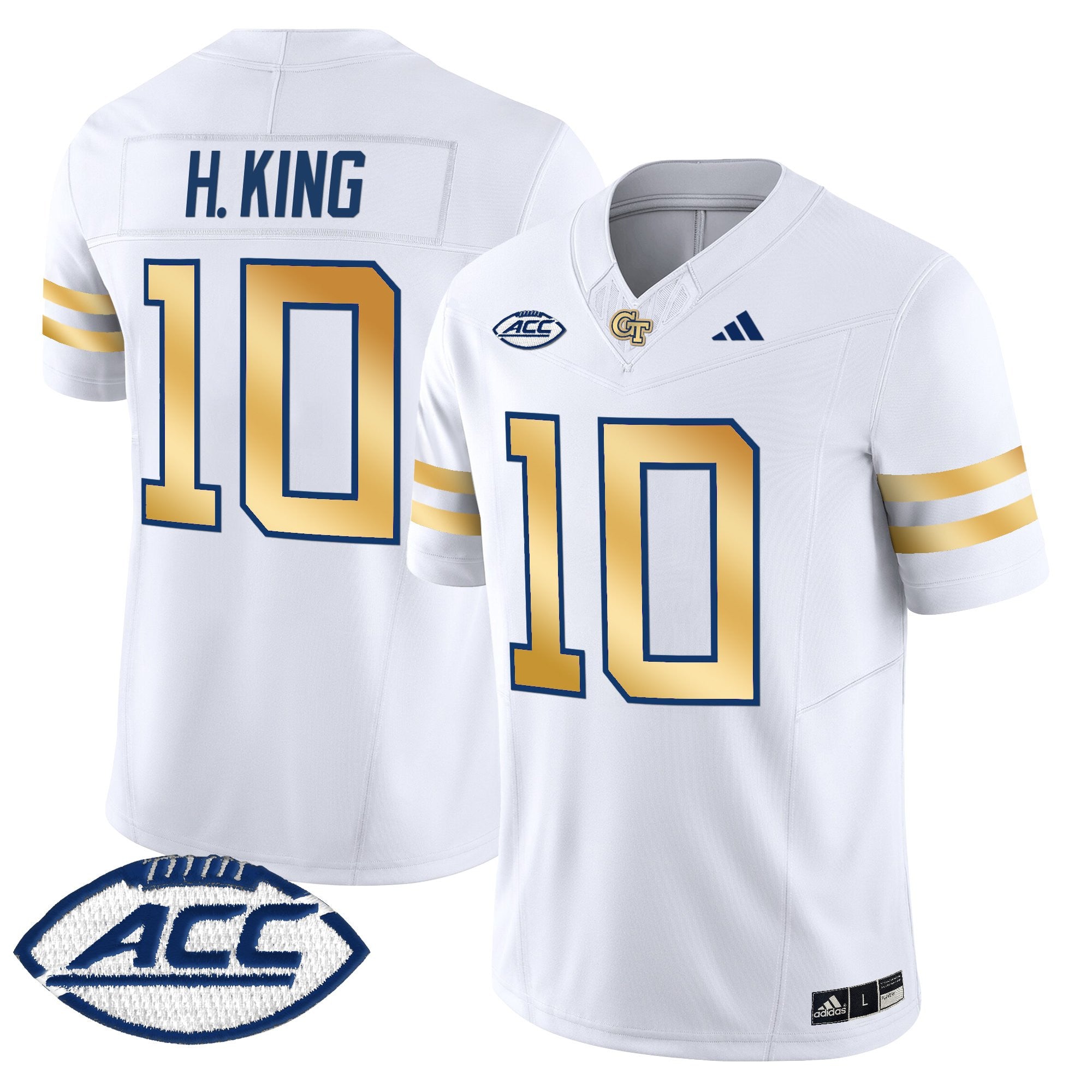 Youth's Georgia Tech Yellow Jackets 2025 Vapor Limited Jersey - All stitched