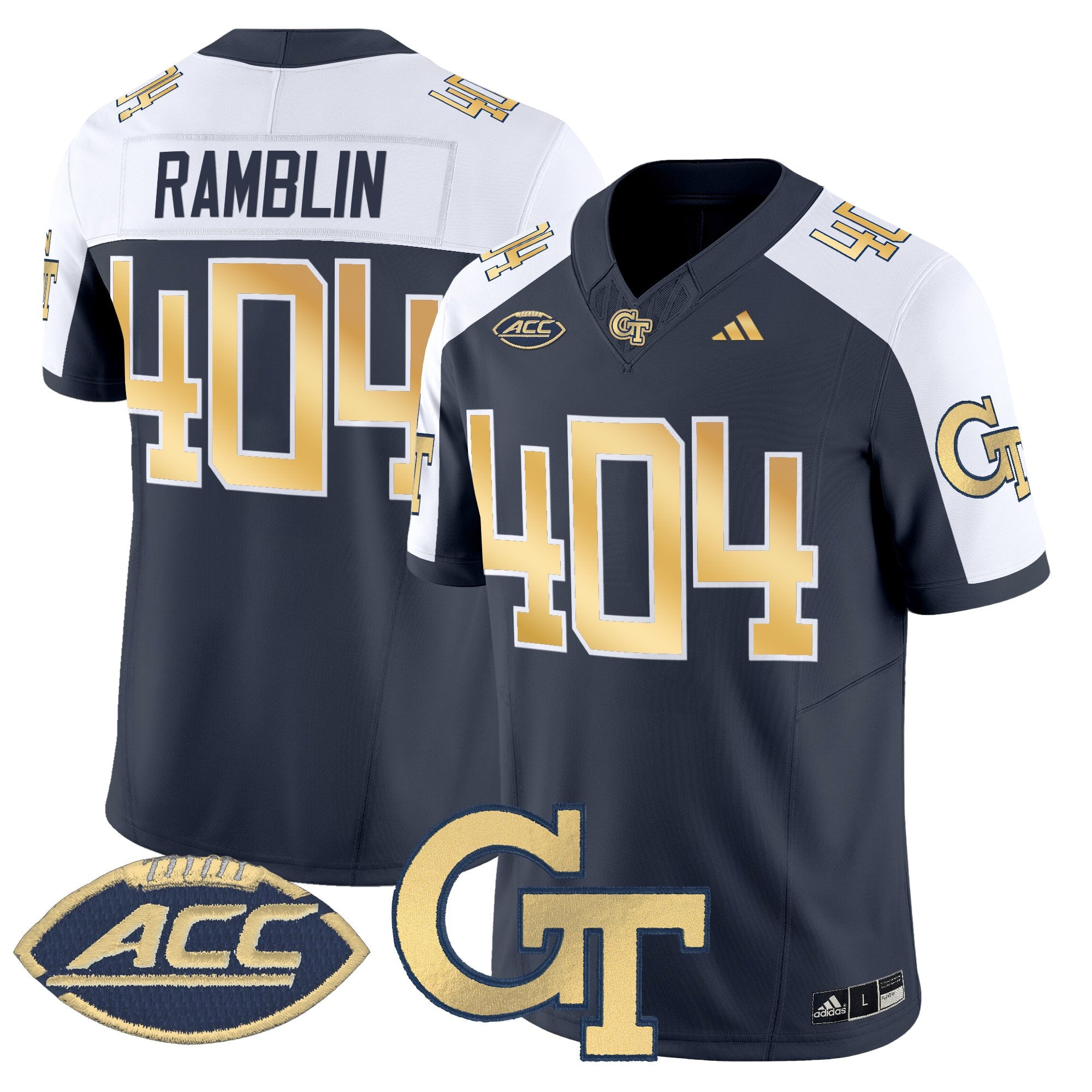 Youth's Georgia Tech Yellow Jackets 2025 Vapor Limited Jersey - All stitched