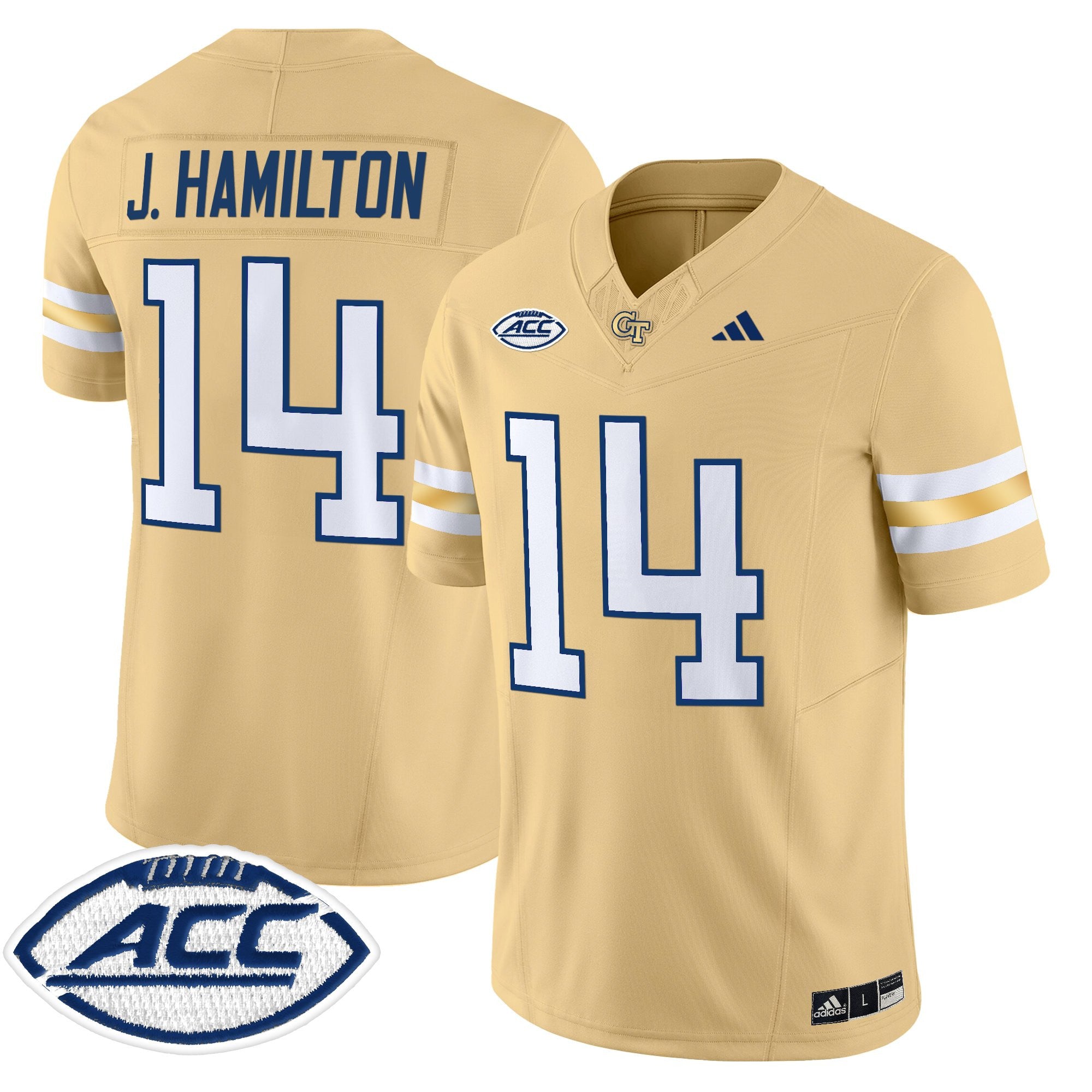 Youth's Georgia Tech Yellow Jackets 2025 Vapor Limited Jersey - All stitched