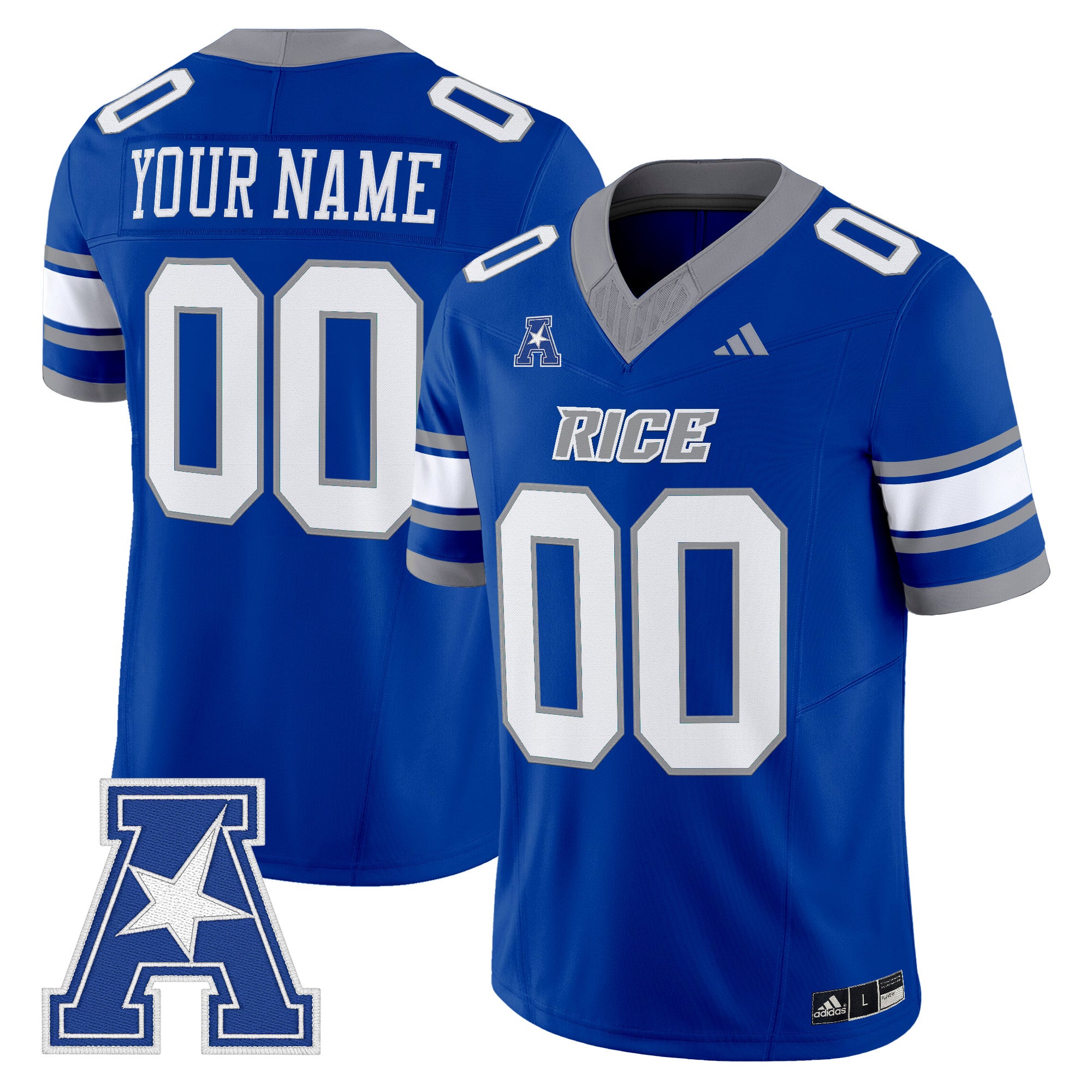 Rice Owls 2025 Vapor Limited Custom Jersey - All Stitched