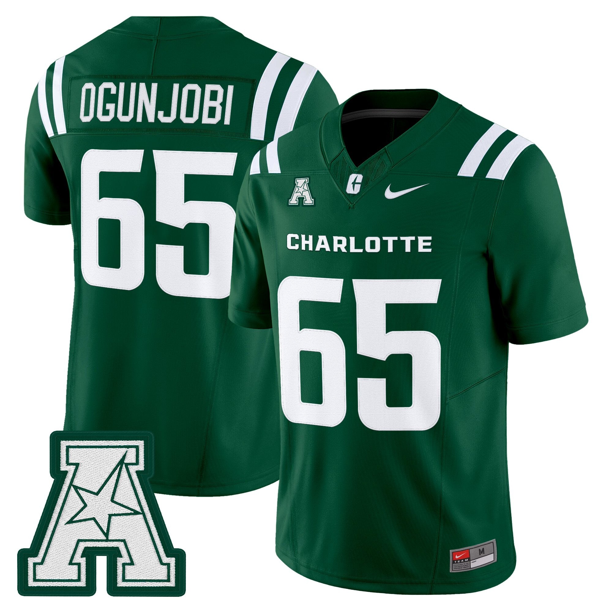 Men's Charlotte 49ers 2025 Vapor Limited Jersey - All Stitched