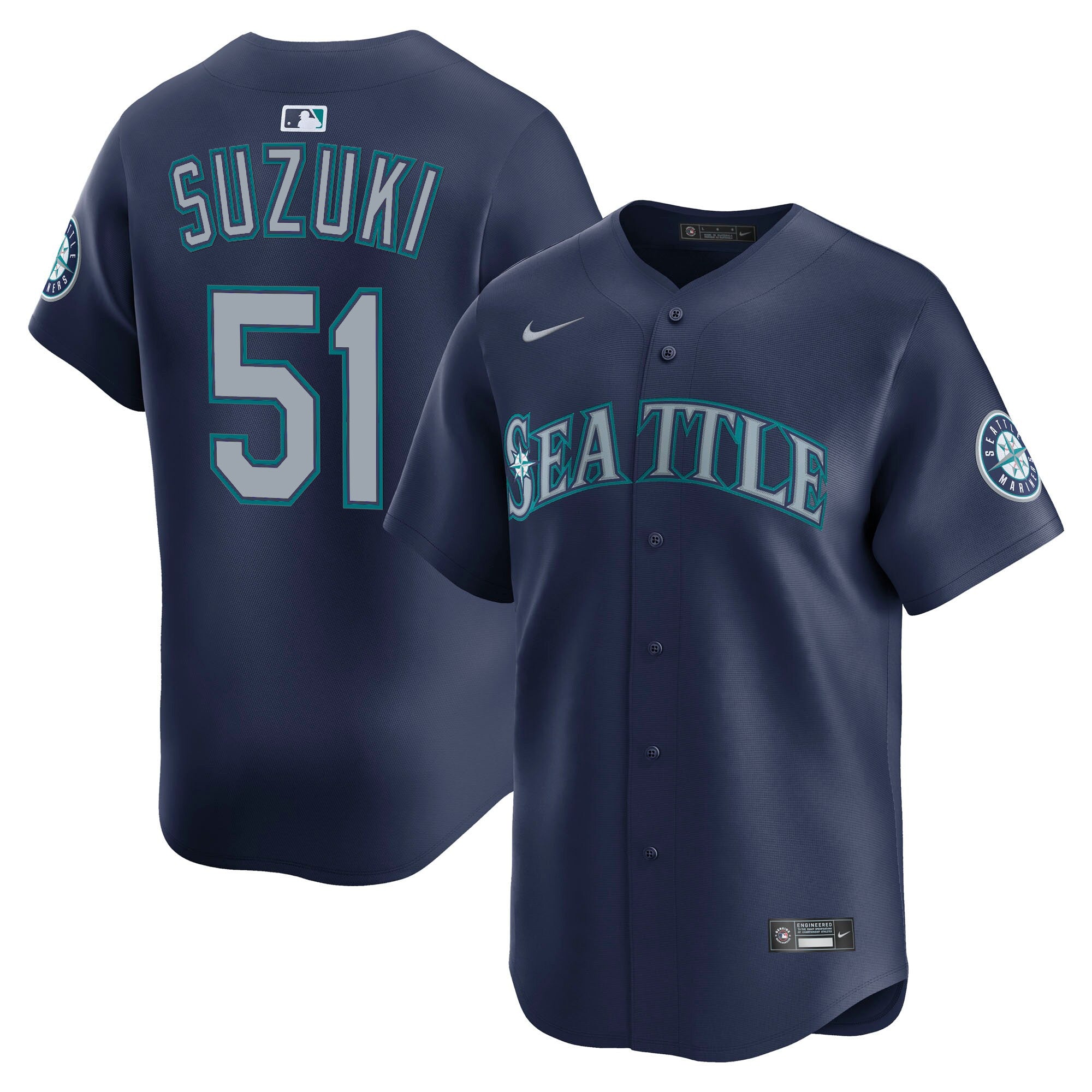 Men's Seattle Mariners 2025 Vapor Premier Limited Jersey V2 - All Stitched