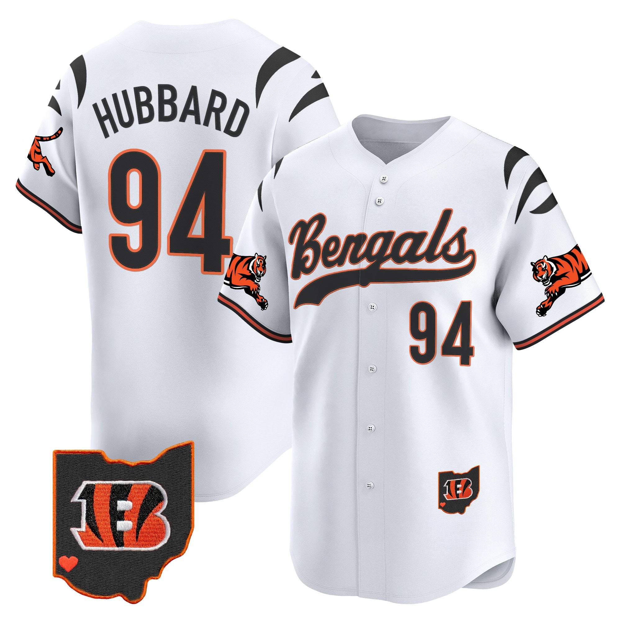 Men's Cincinnati Bengals 2025 Vapor Limited Baseball Jersey V2 - All Stitched