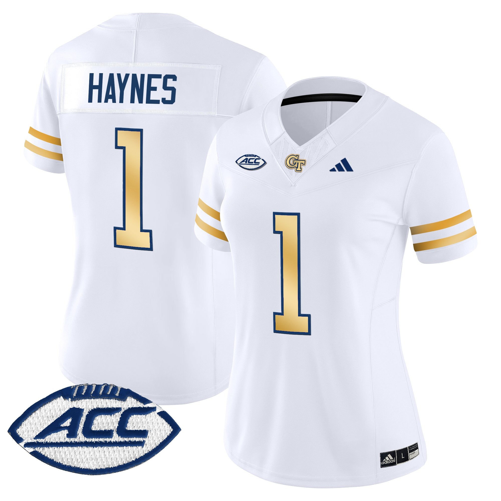 Women's Georgia Tech Yellow Jackets 2025 Vapor Limited Jersey - All stitched