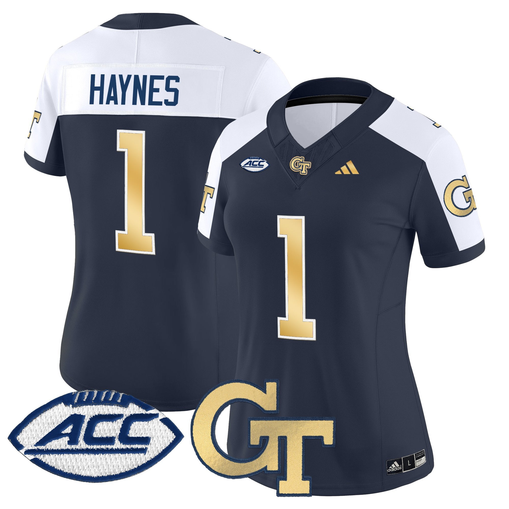 Women's Georgia Tech Yellow Jackets 2025 Vapor Limited Jersey - All stitched