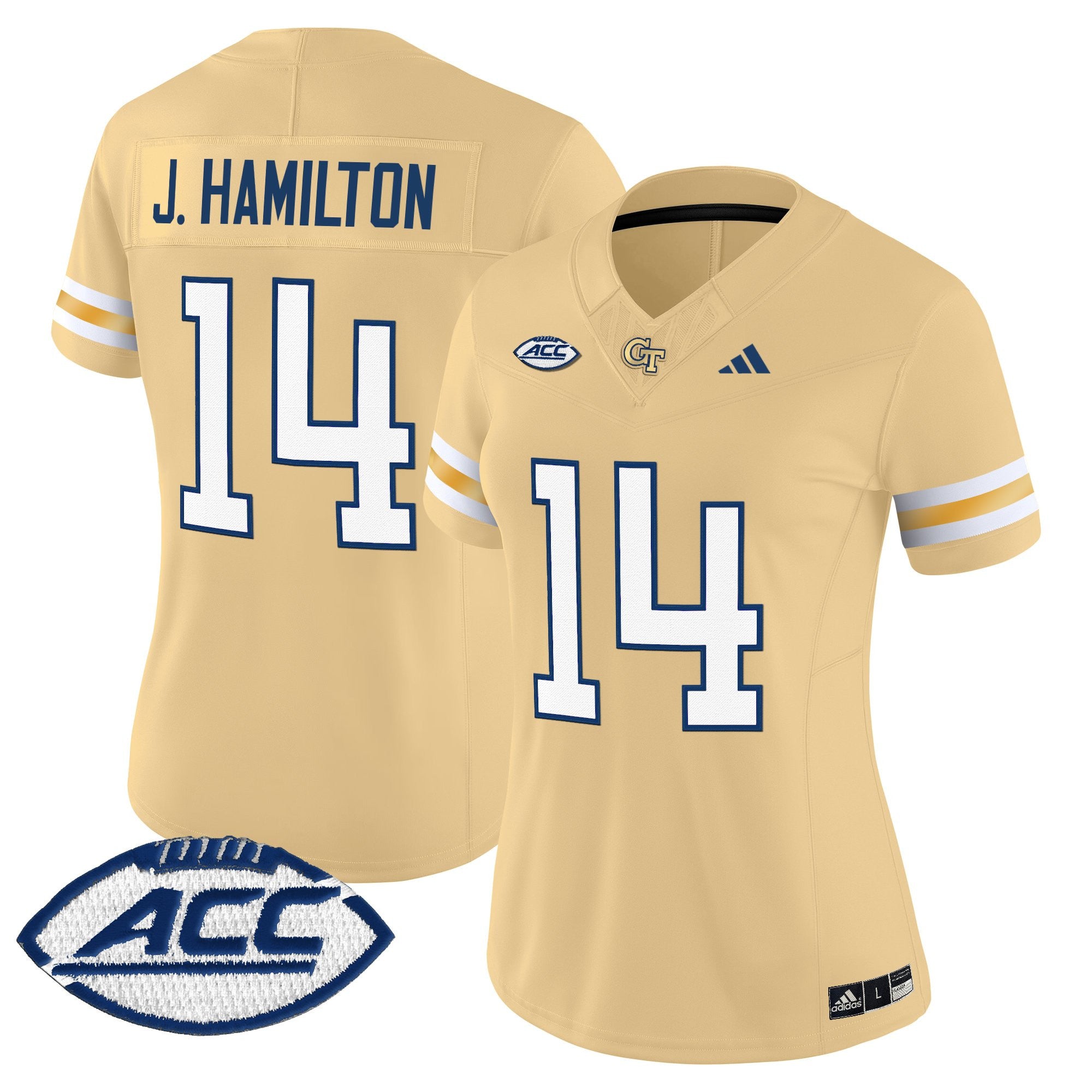 Women's Georgia Tech Yellow Jackets 2025 Vapor Limited Jersey - All stitched