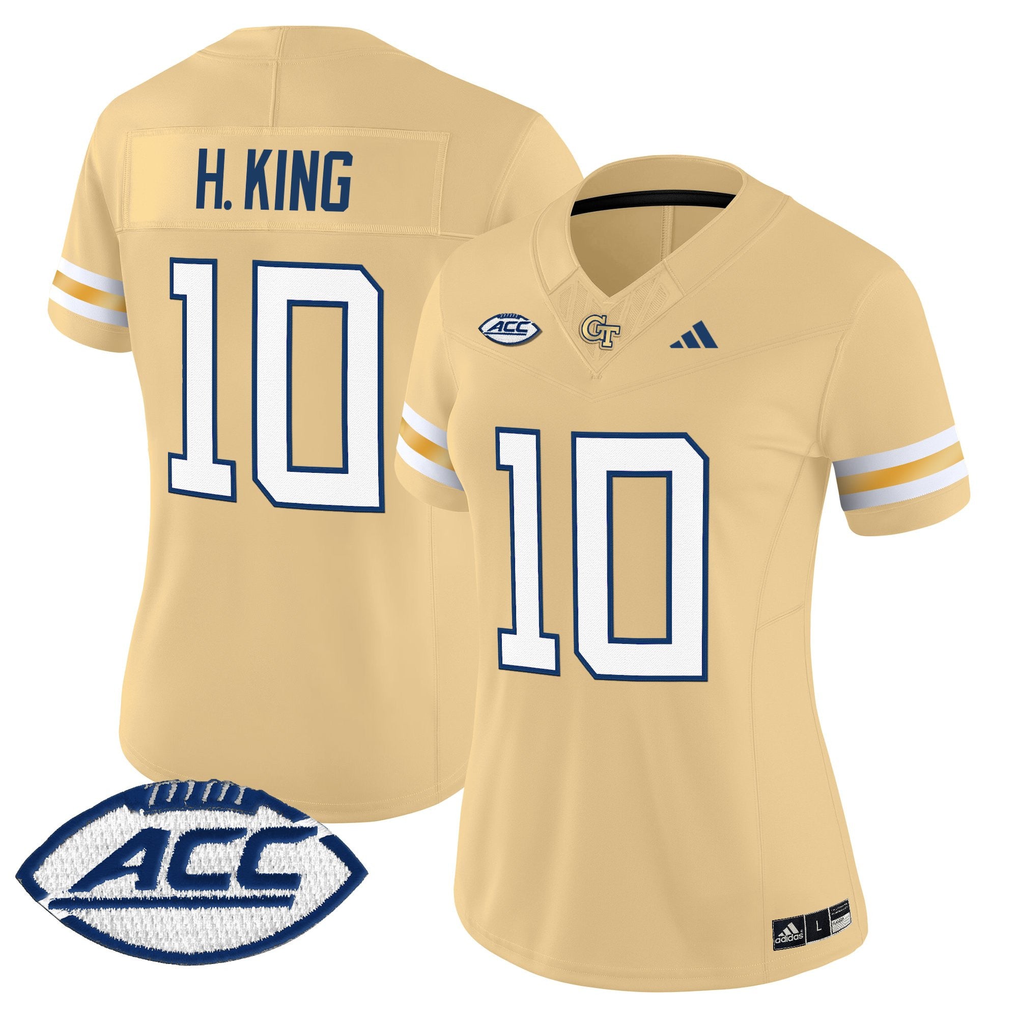 Women's Georgia Tech Yellow Jackets 2025 Vapor Limited Jersey - All stitched