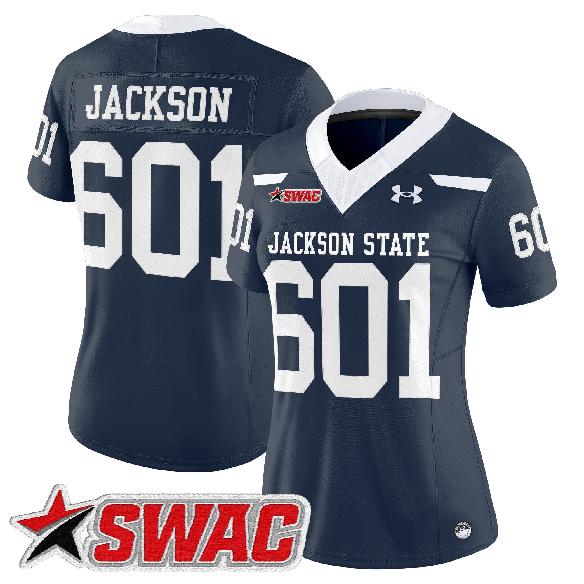 Women's Jackson State Tigers 2025 Vapor Limited Jersey - All Stitched