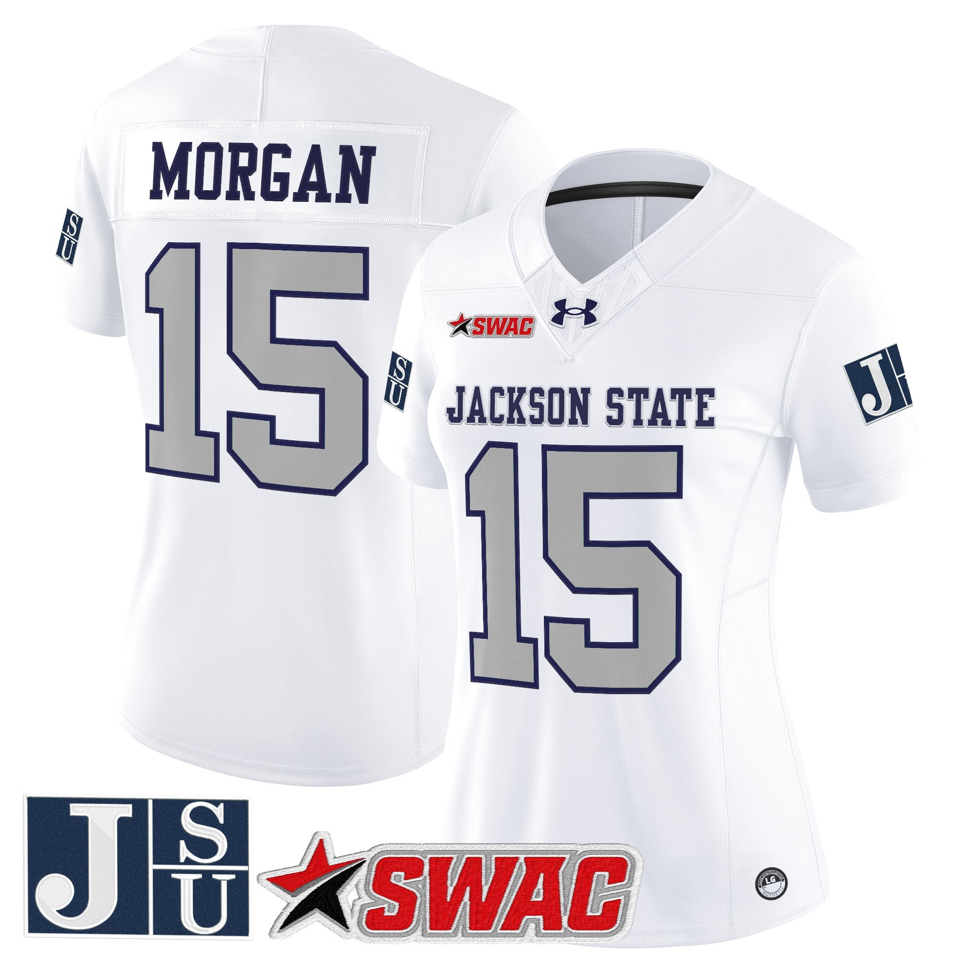 Women's Jackson State Tigers 2025 Vapor Limited Jersey - All Stitched