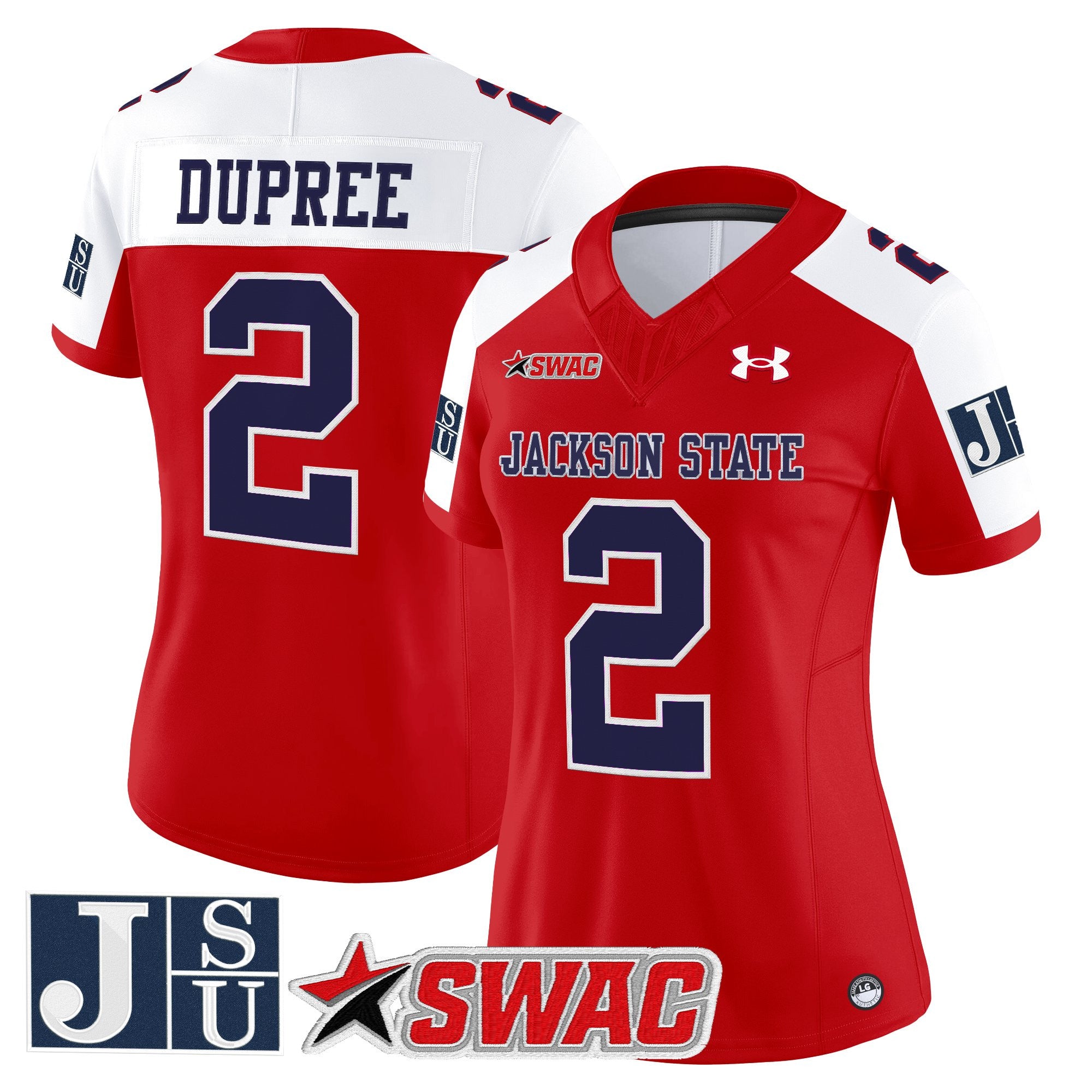 Women's Jackson State Tigers 2025 Vapor Limited Jersey - All Stitched