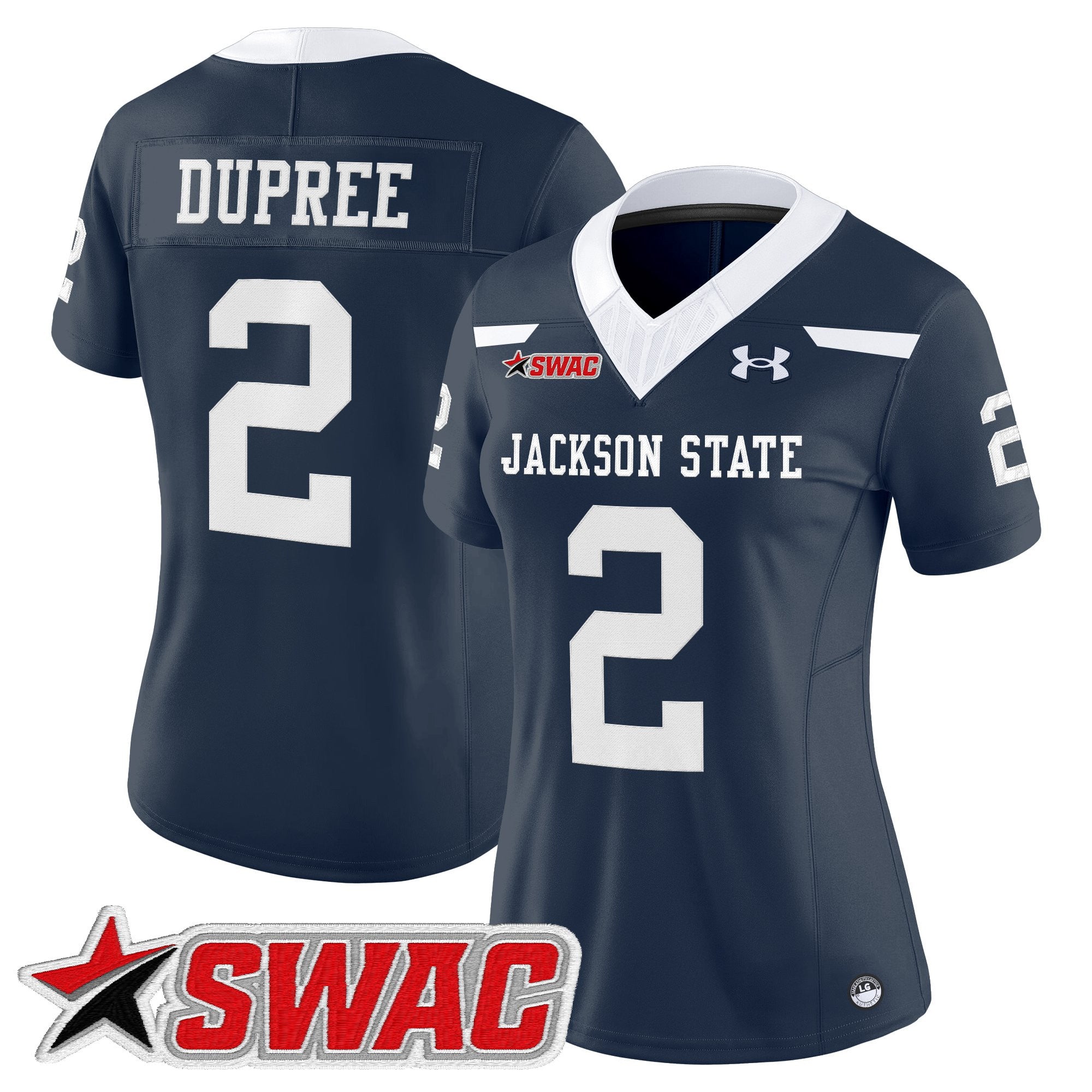 Women's Jackson State Tigers 2025 Vapor Limited Jersey - All Stitched