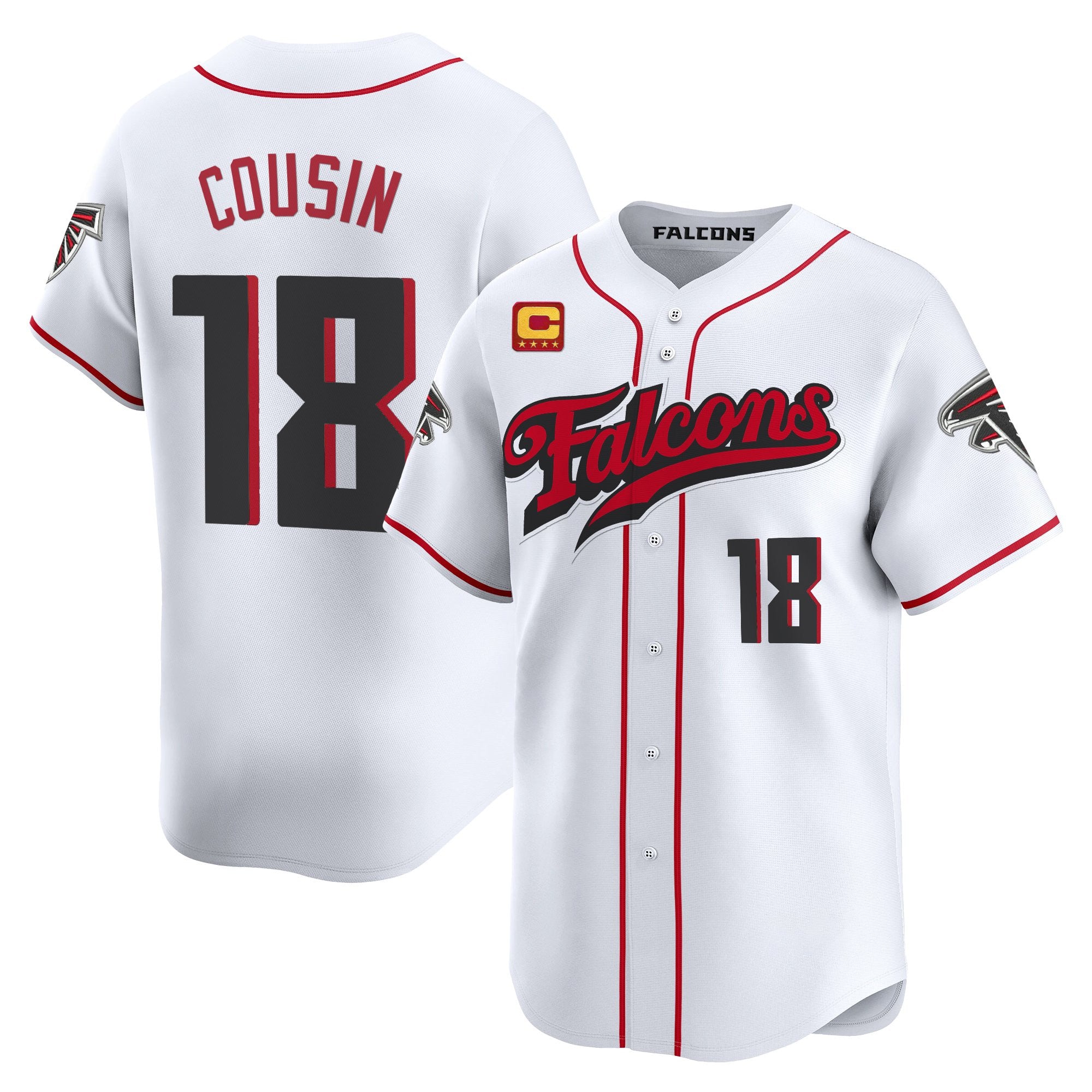 Men's Atlanta Falcons 2025 Vapor Limited Baseball Jersey - All Stitched
