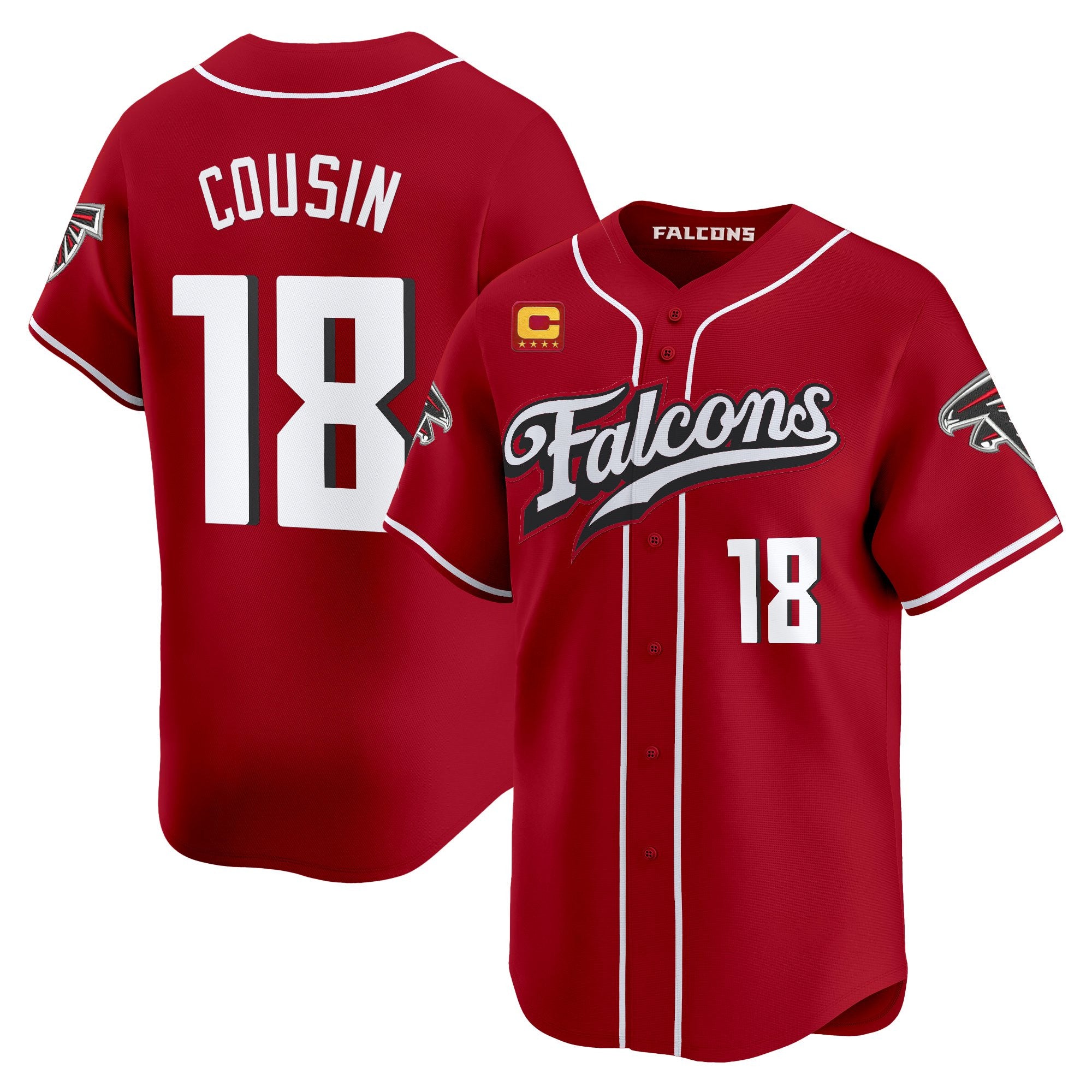 Men's Atlanta Falcons 2025 Vapor Limited Baseball Jersey - All Stitched