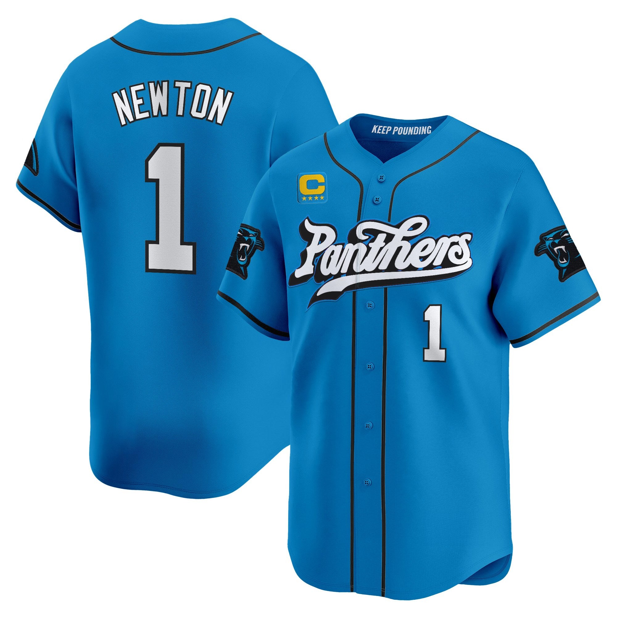 Men's Carolina Panthers 2025 Vapor Limited Baseball Jersey - All Stitched