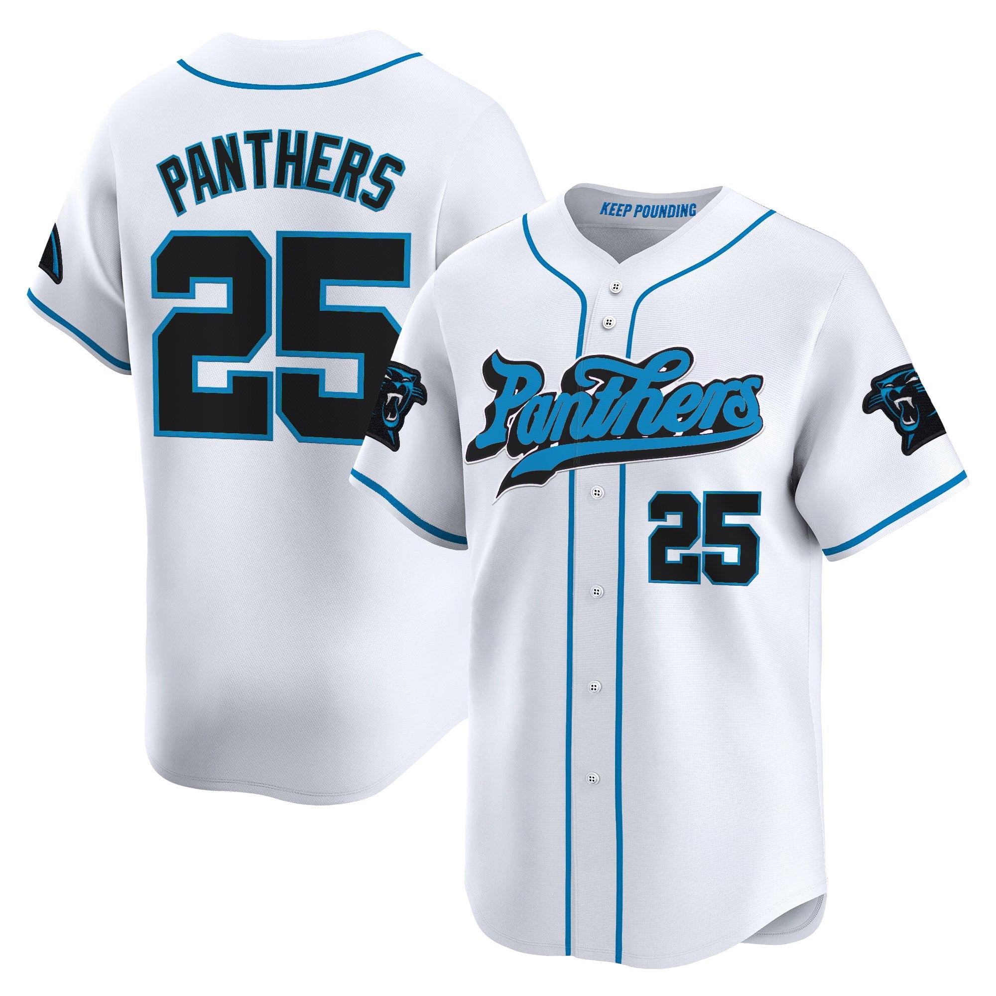 Men's Carolina Panthers 2025 Vapor Limited Baseball Jersey - All Stitched